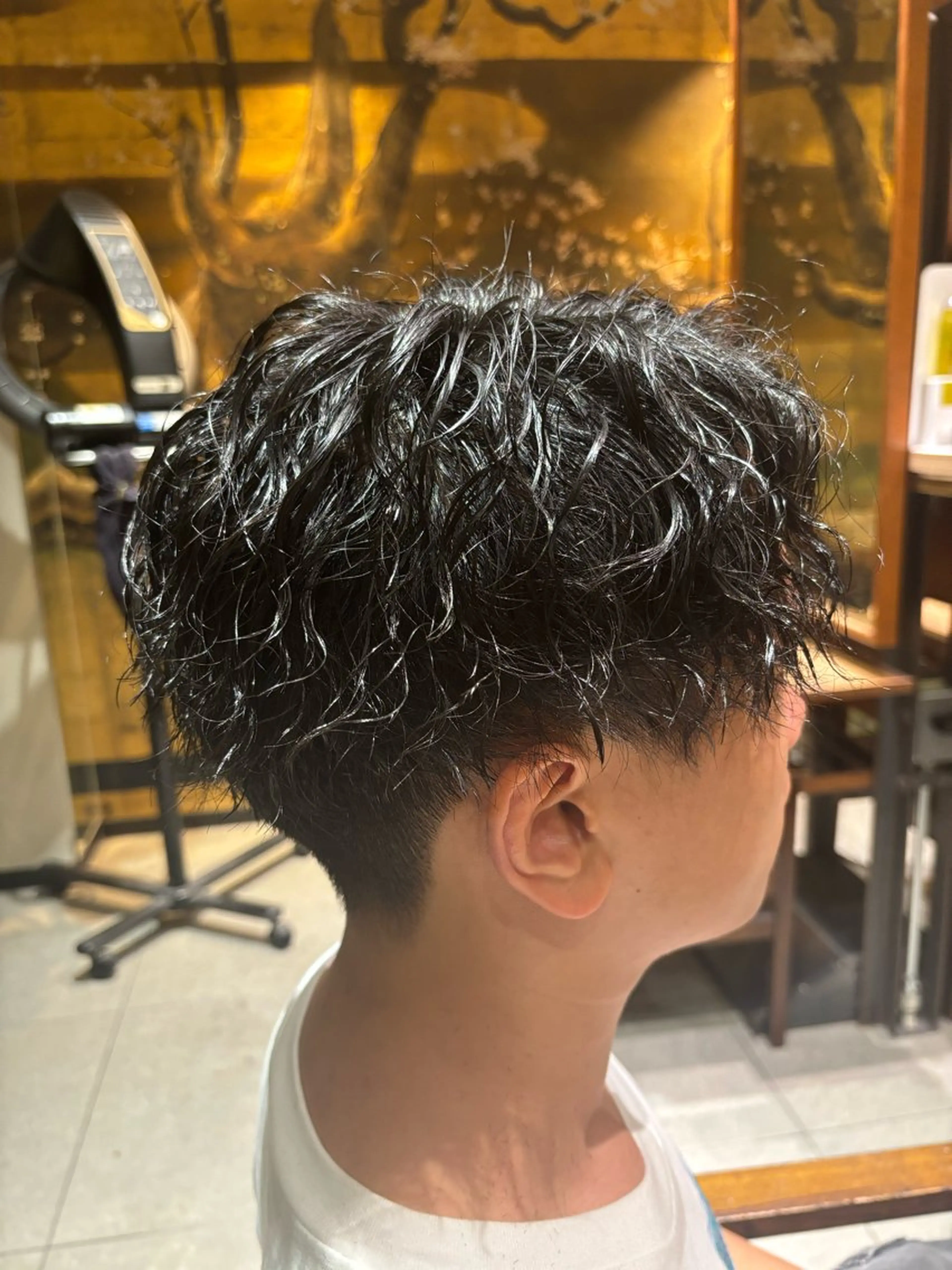 パーマ メンズ 【メンズ限定】原 唯登のヘアスタイル