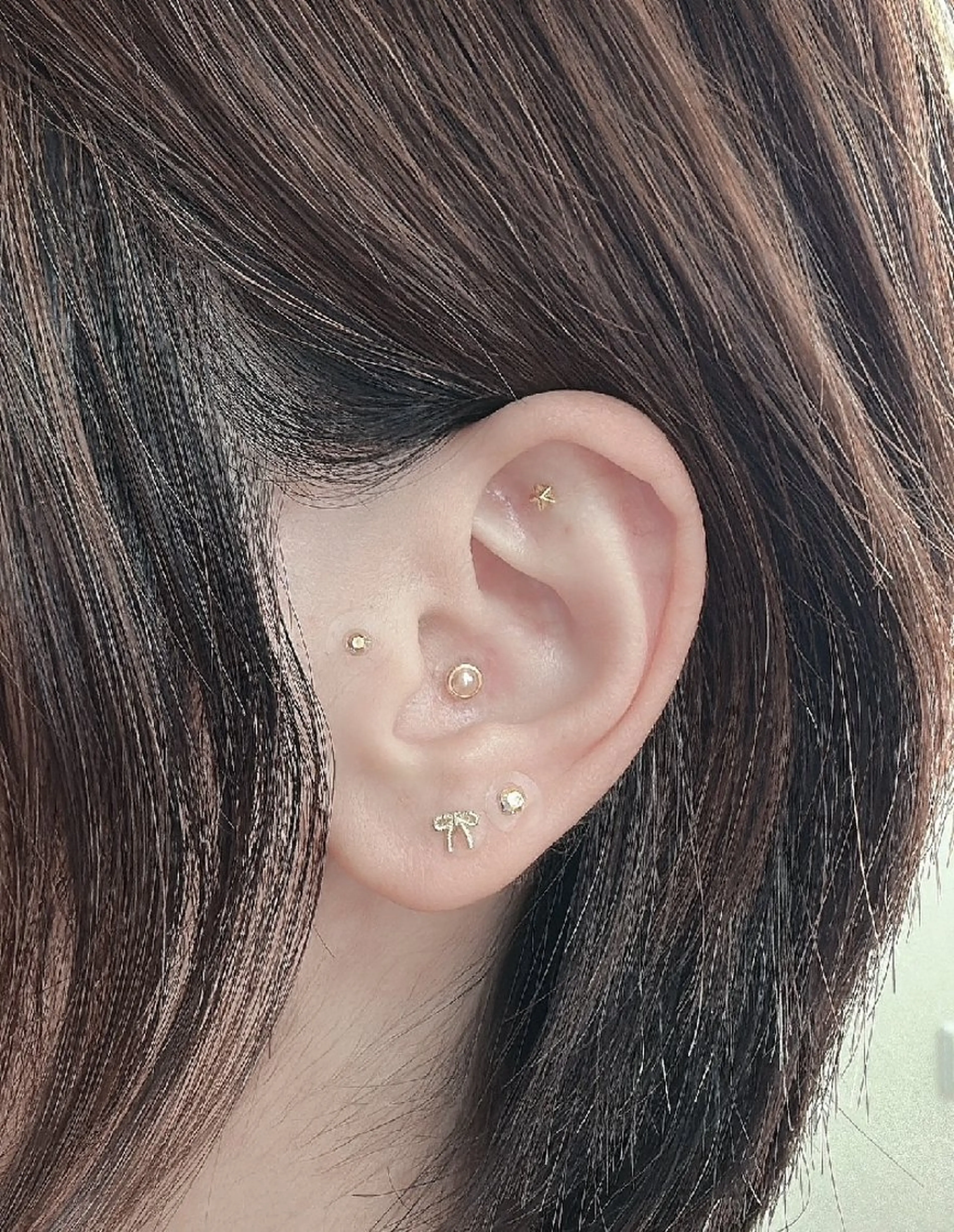 耳ツボジュエリーの写真