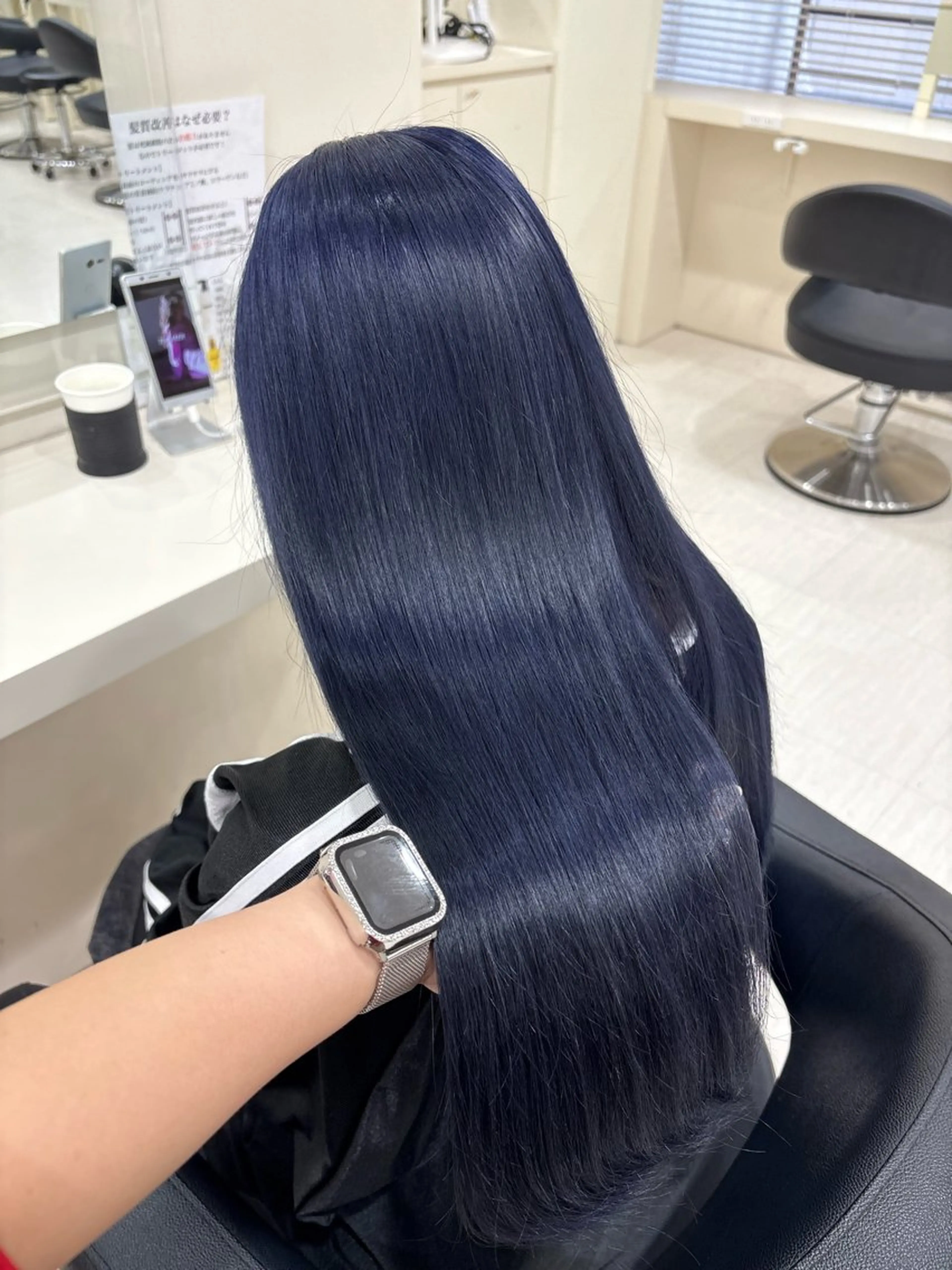 ミディアム カラー ヘアアレンジ ヘアカラー 💟RINNA 艶カラー💟のヘアスタイル