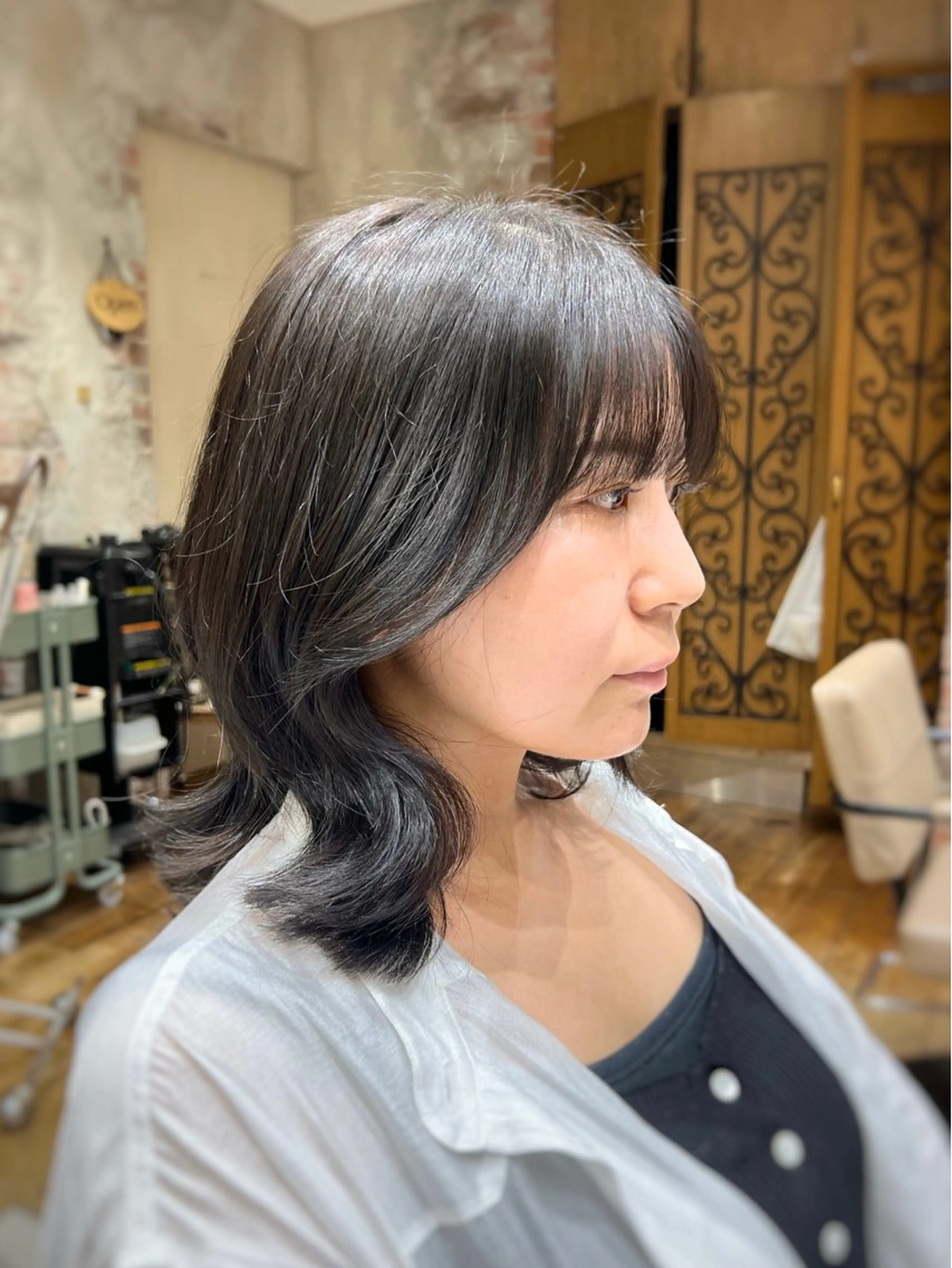 ミディアム 💍新宿ショート 💍岩田莉奈のヘアスタイル