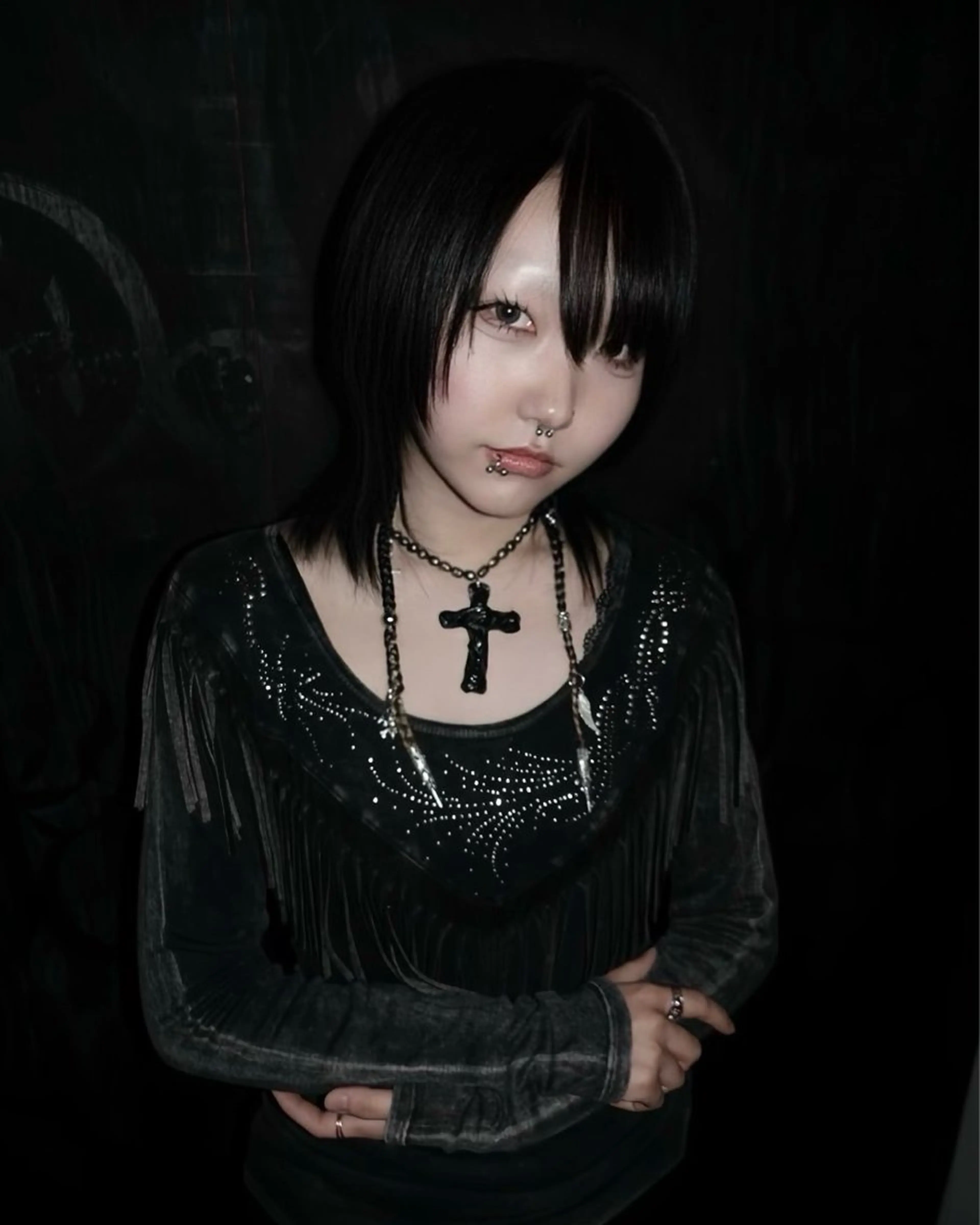 ミディアム 岩下昂世/ ハイトーン/デザインのヘアスタイル