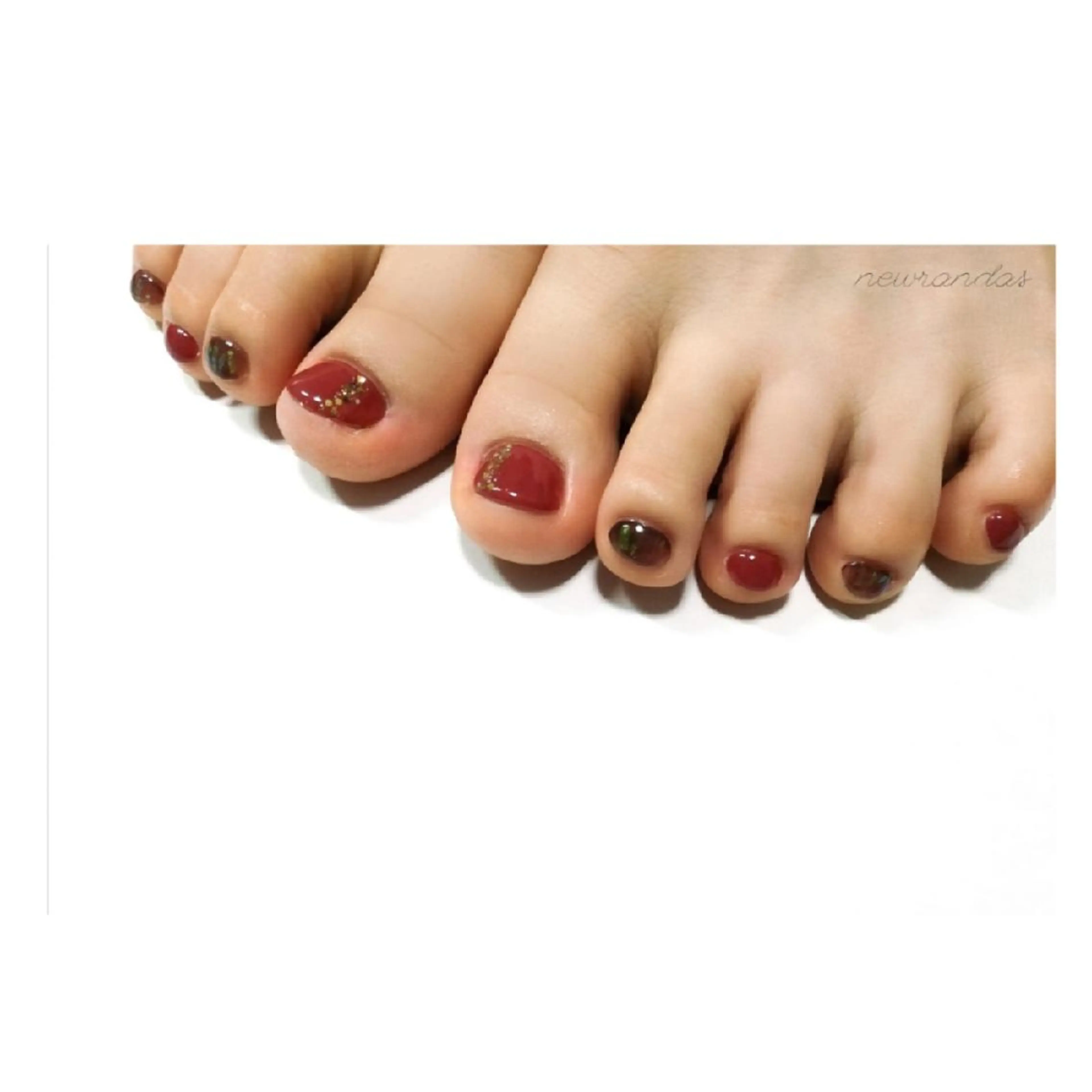 ネイル ヘアアレンジ newrandas hitomiのネイルデザイン