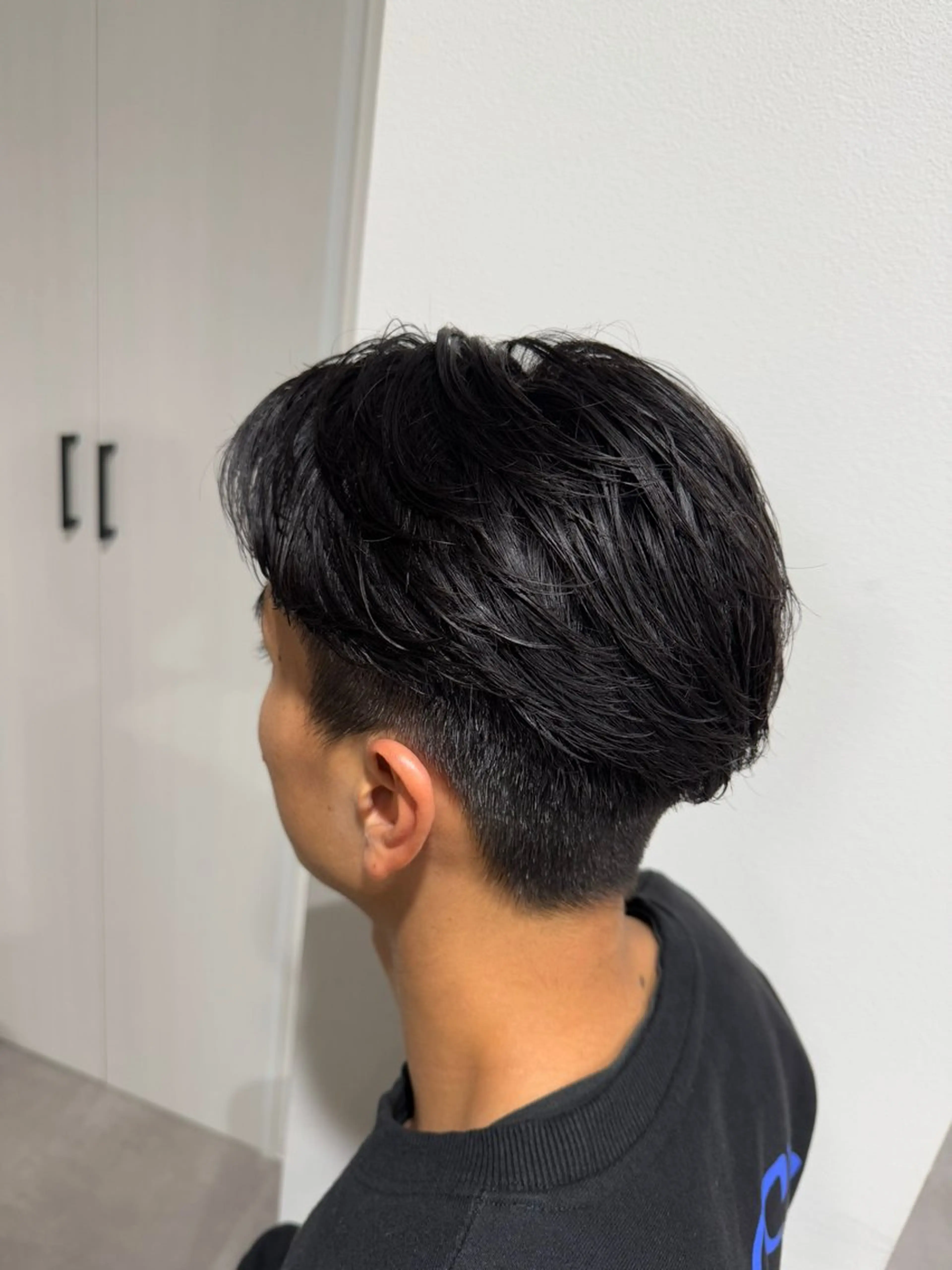 パーマ メンズ 平尾/艶カラー/ アッシュ系/中川誠大のヘアスタイル