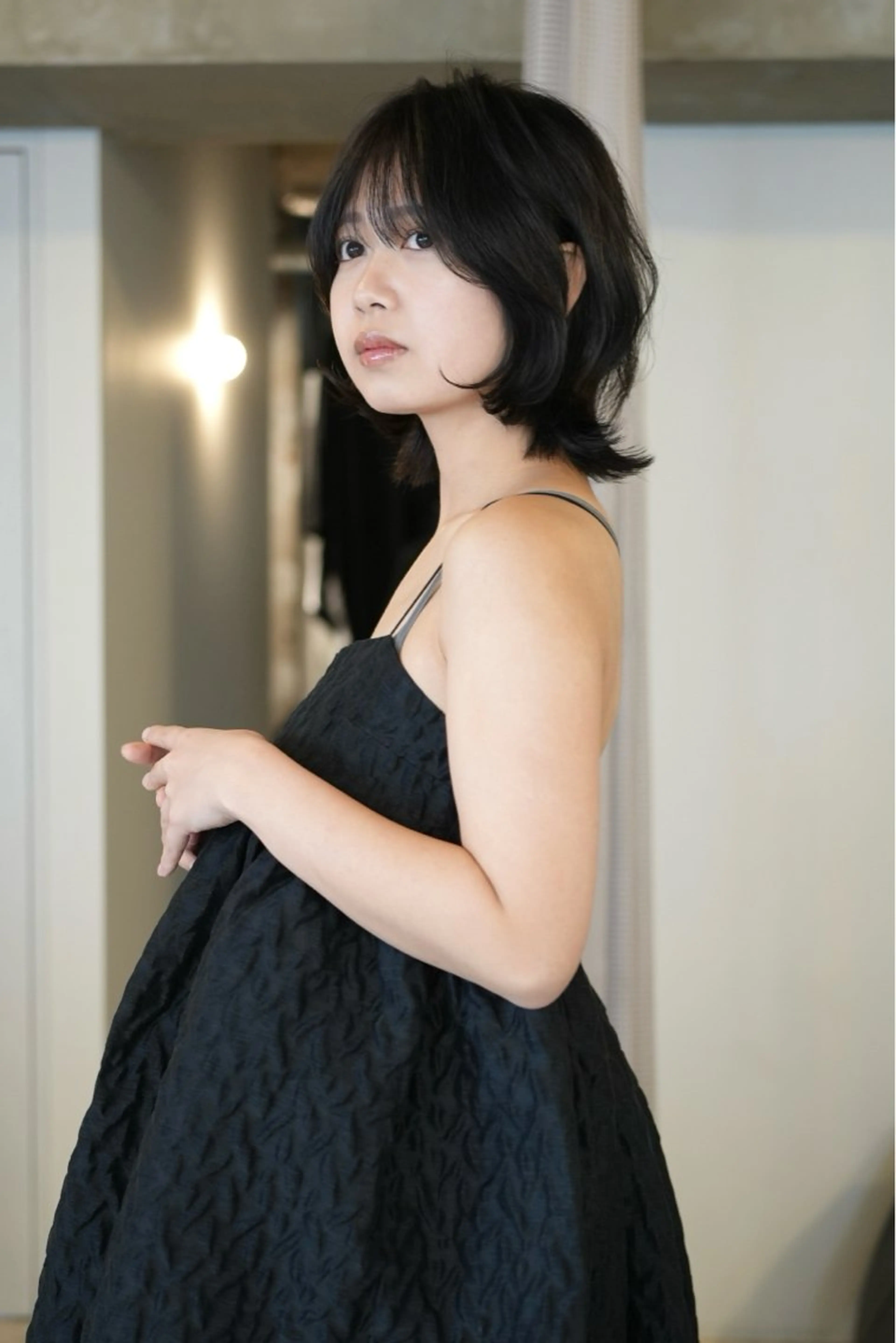 ミディアム カラー カット ヘアカラー 小野 明日香のヘアスタイル