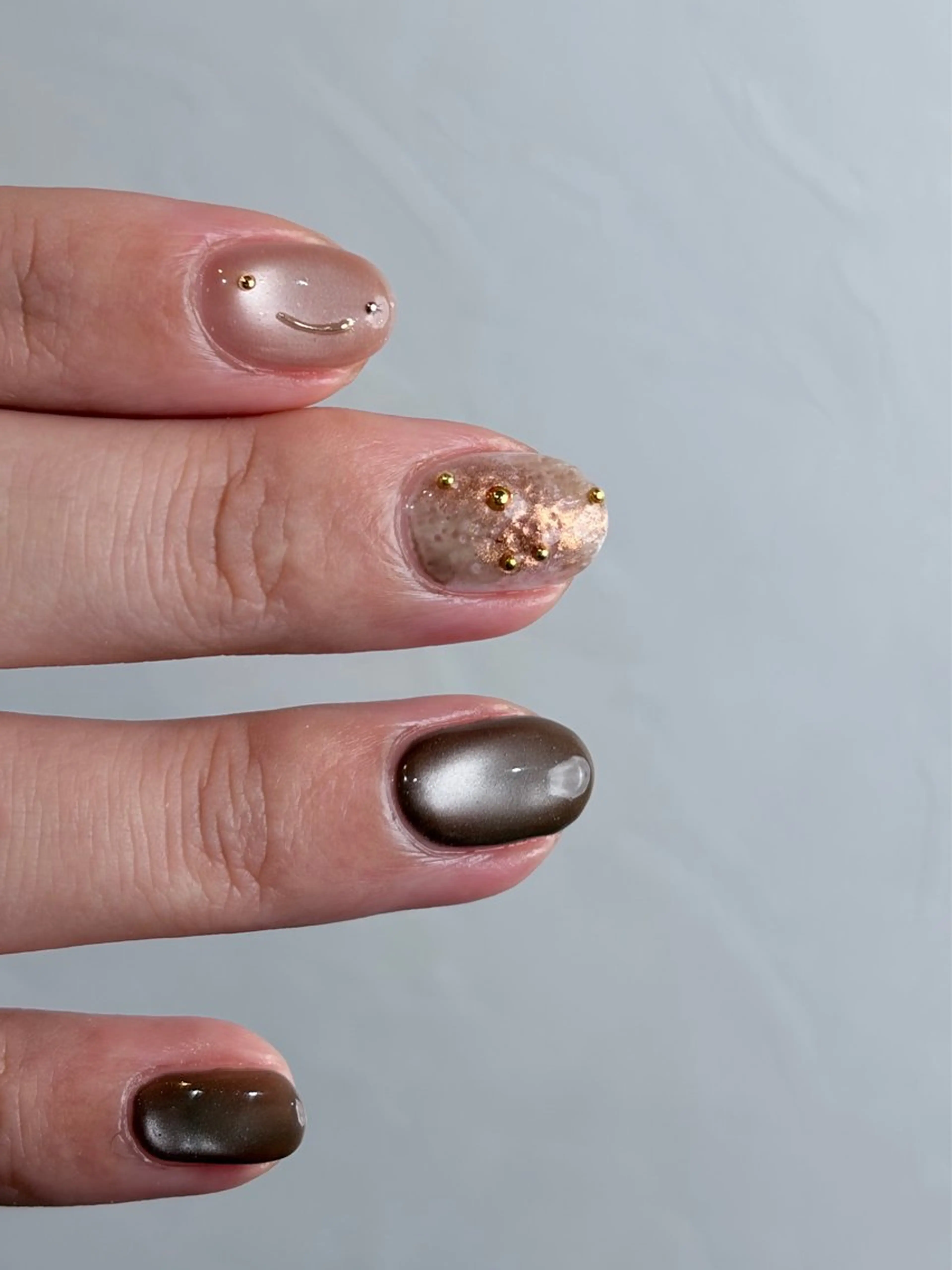 ネイル アートネイル マグネットネイル CLEMORE NAILのネイルデザイン