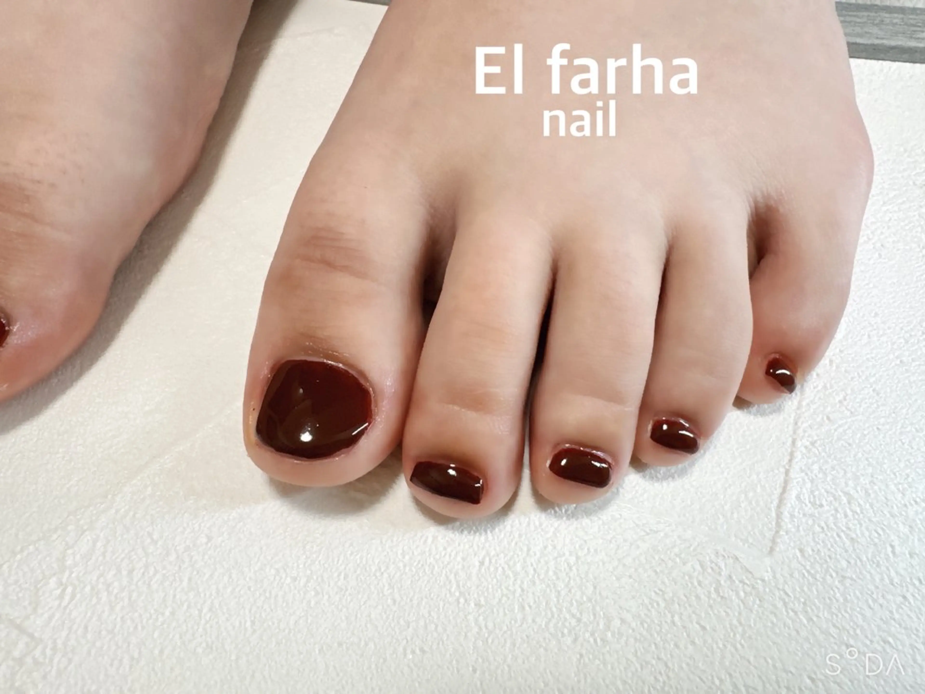 ネイル フットネイル El  Farha nailのネイルデザイン