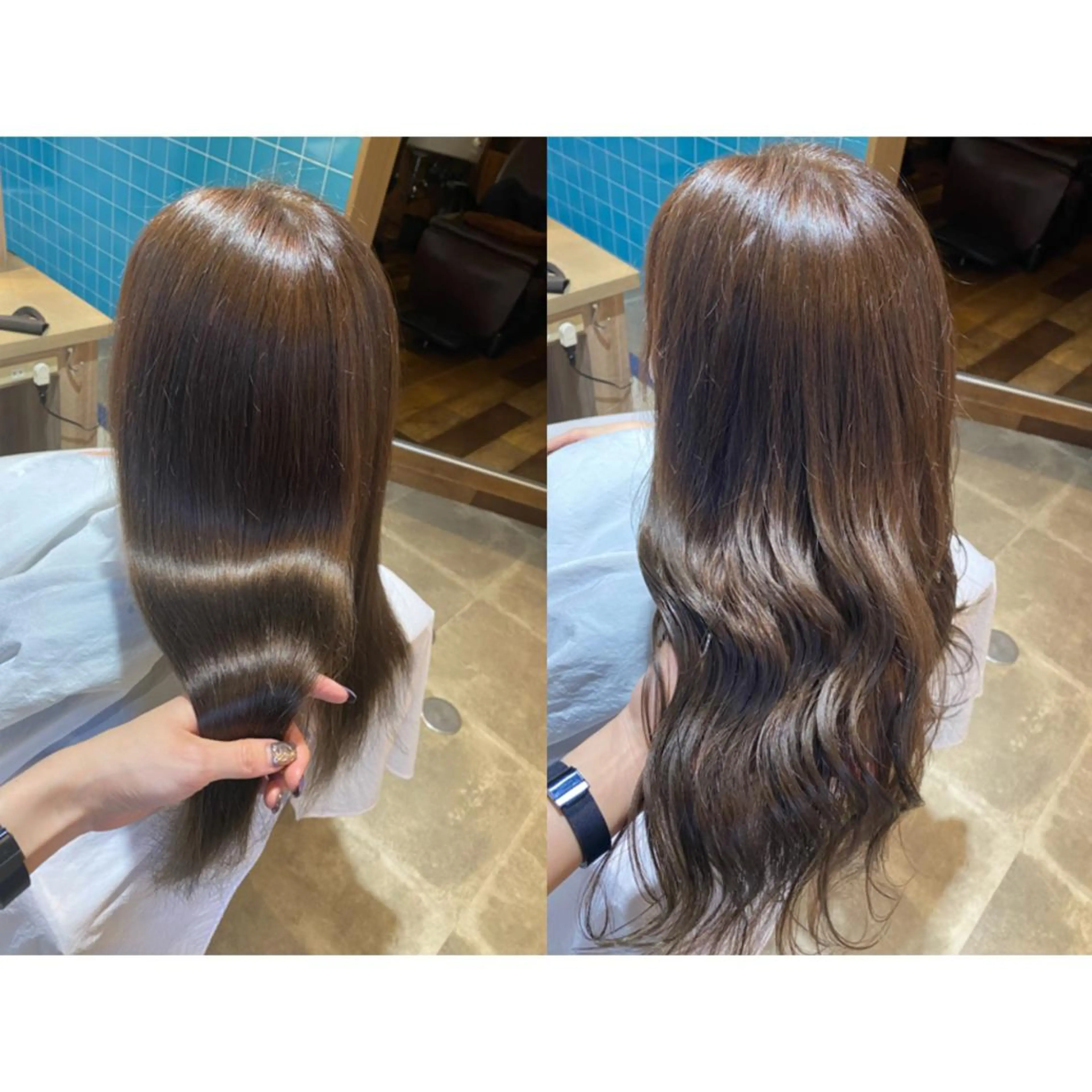 カラー ベージュカラー カット トリートメント 🐻結んで可愛い hair EMI🐻のヘアスタイル