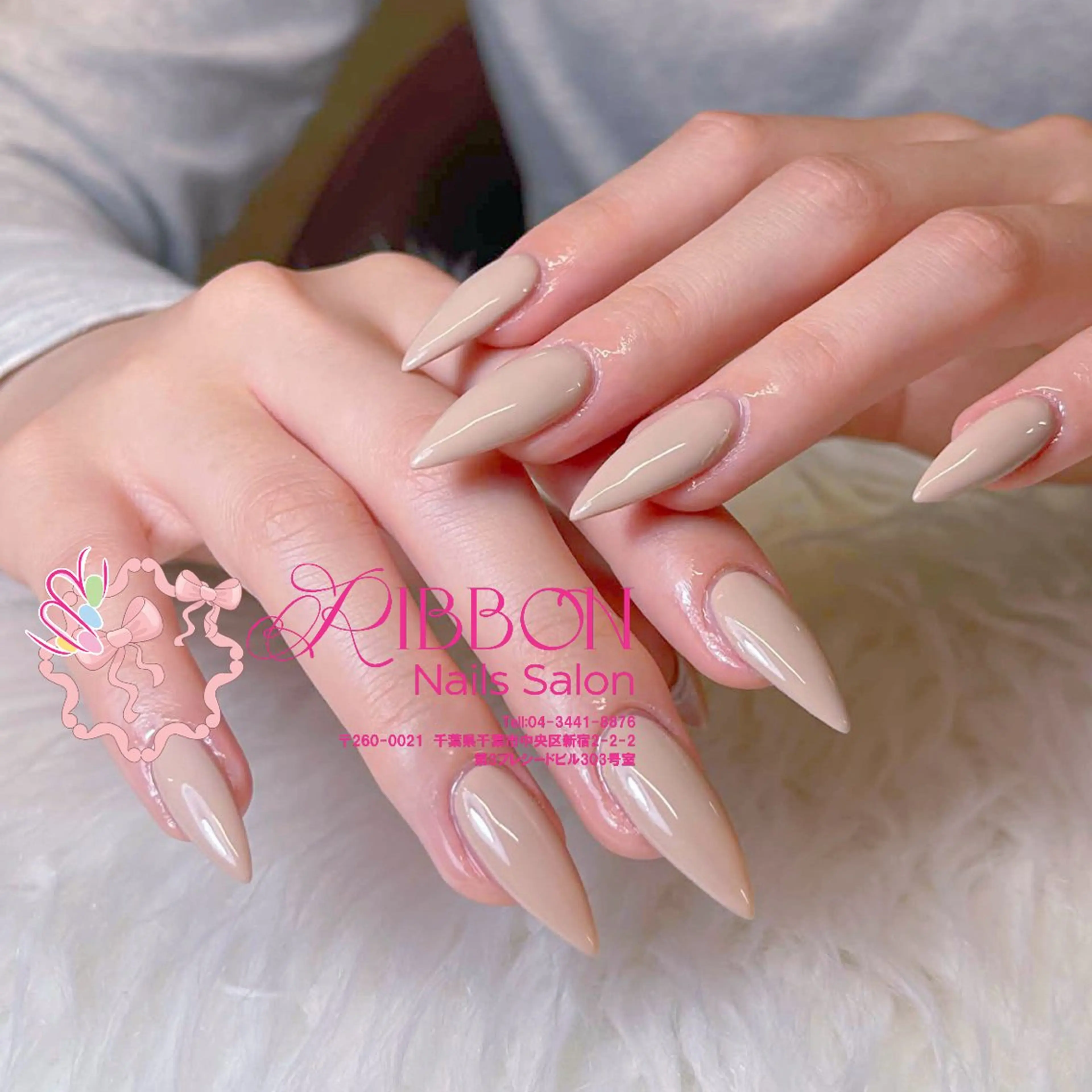 ネイル アートネイル フレンチネイル ジェルネイル マグネットネイル 持ち込み ハンドネイル Ribbonnail salonのネイルデザイン
