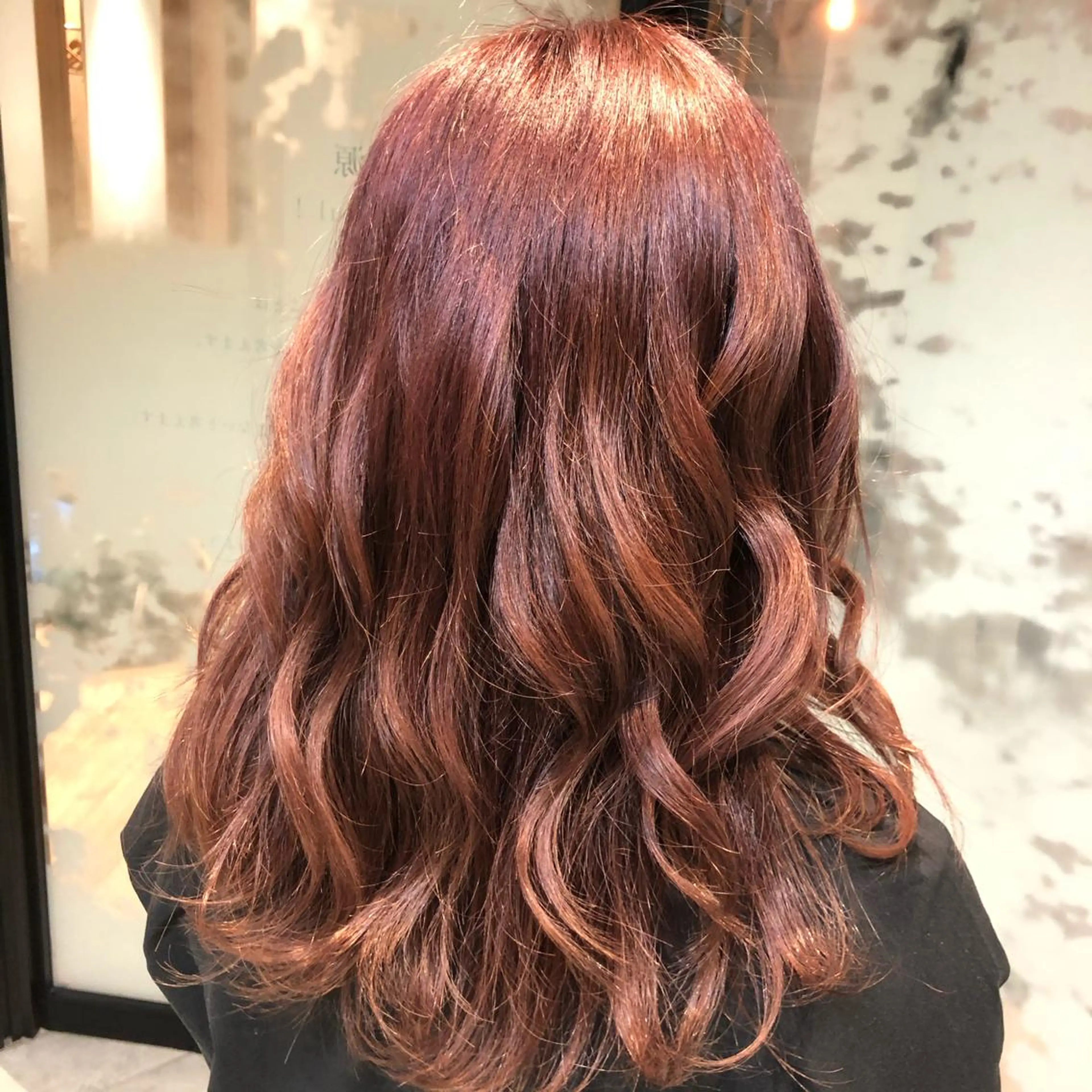 セミロング カラー メンズ 韓国風/レイヤー/ 透明感カラー/みなみのヘアスタイル