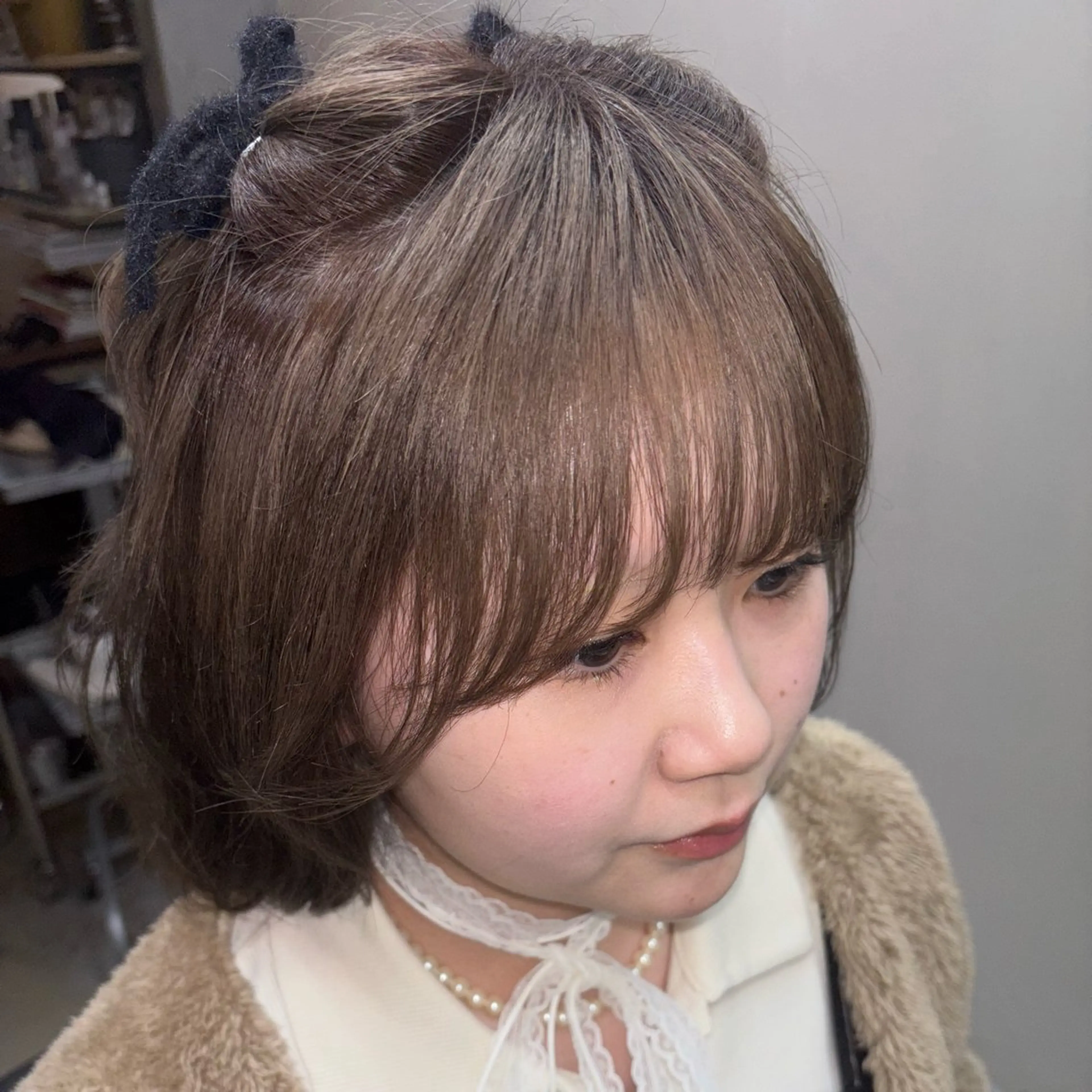 ミディアム 木村 夢のヘアスタイル