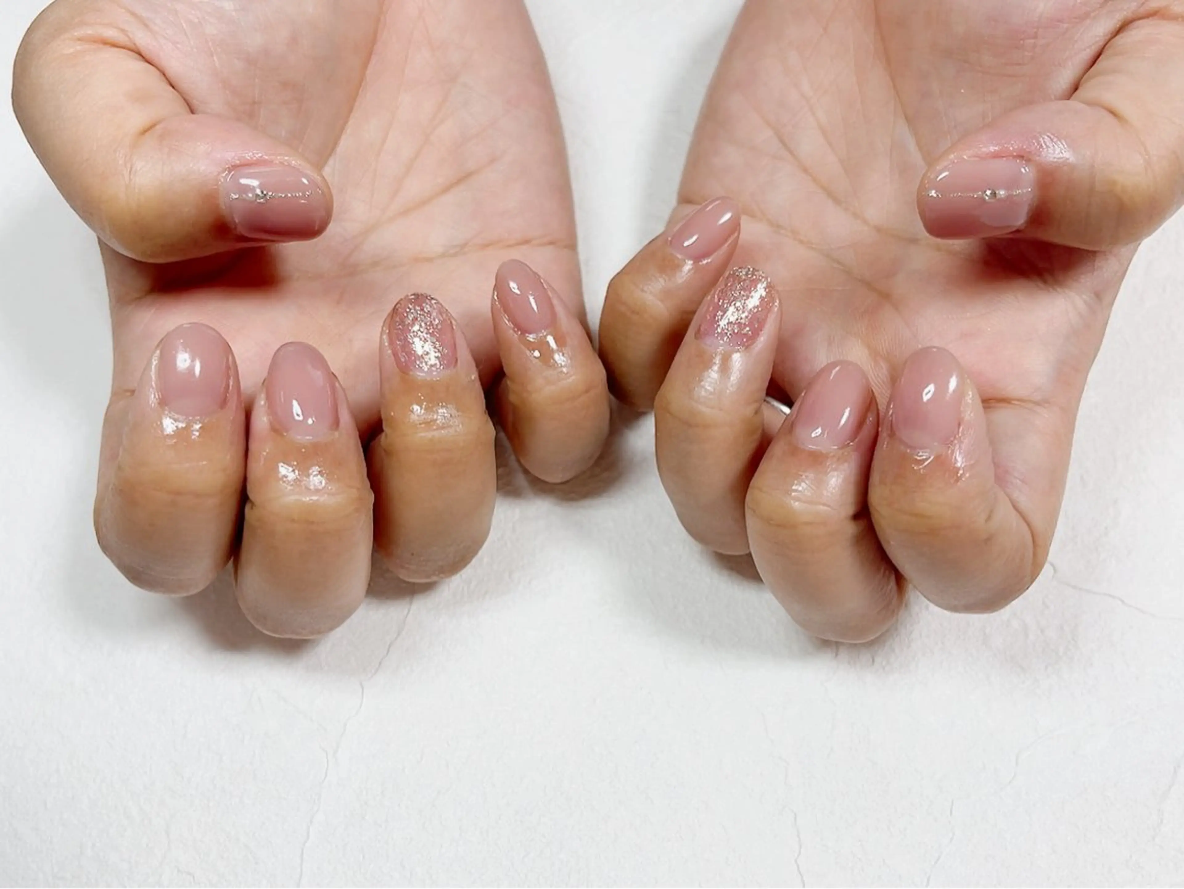 ネイル フットネイル ジェルネイル キラキラネイル メンズネイル パラジェル kiki nail たまプラーザのネイルデザイン