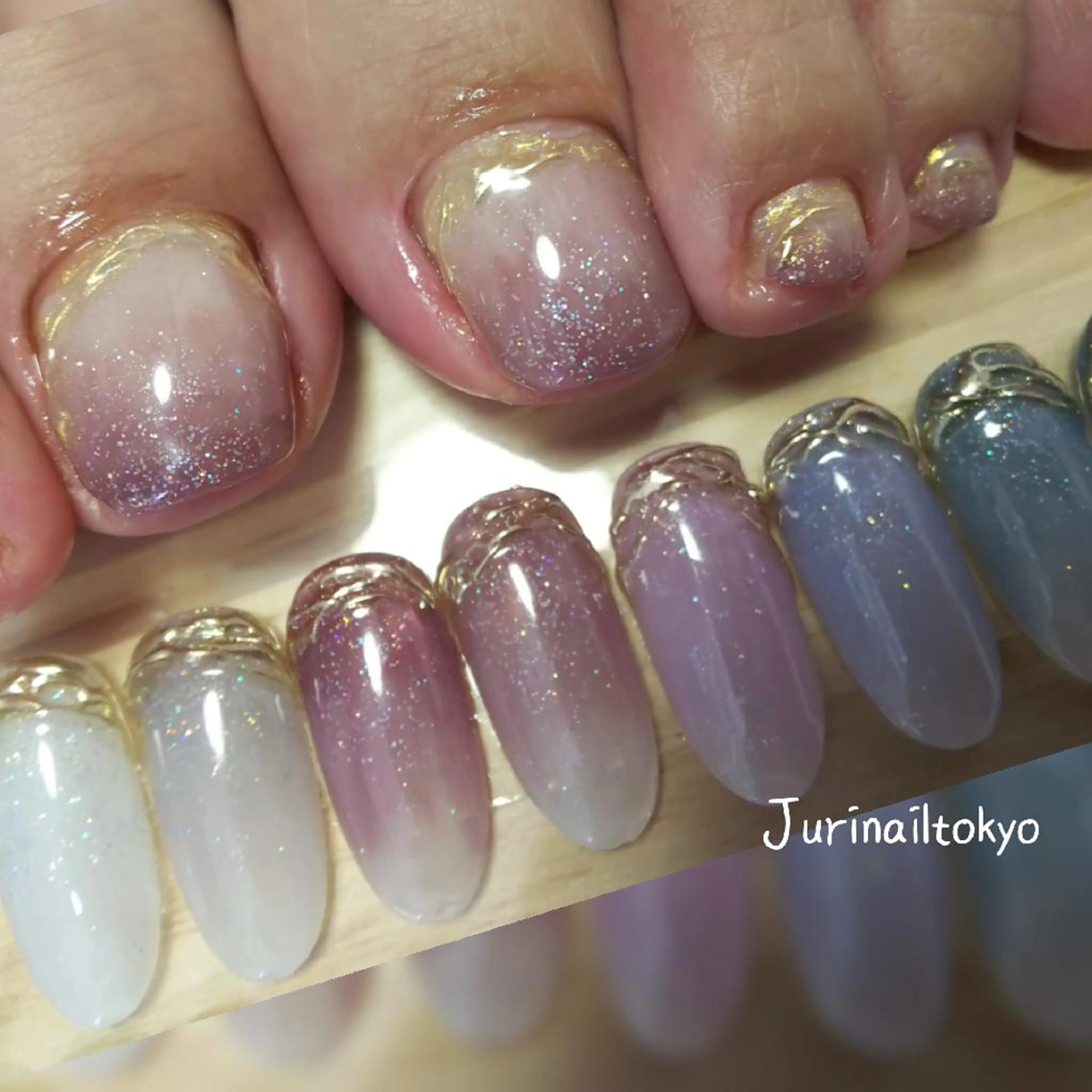 ネイル フットネイル jurinail tokyoのネイルデザイン