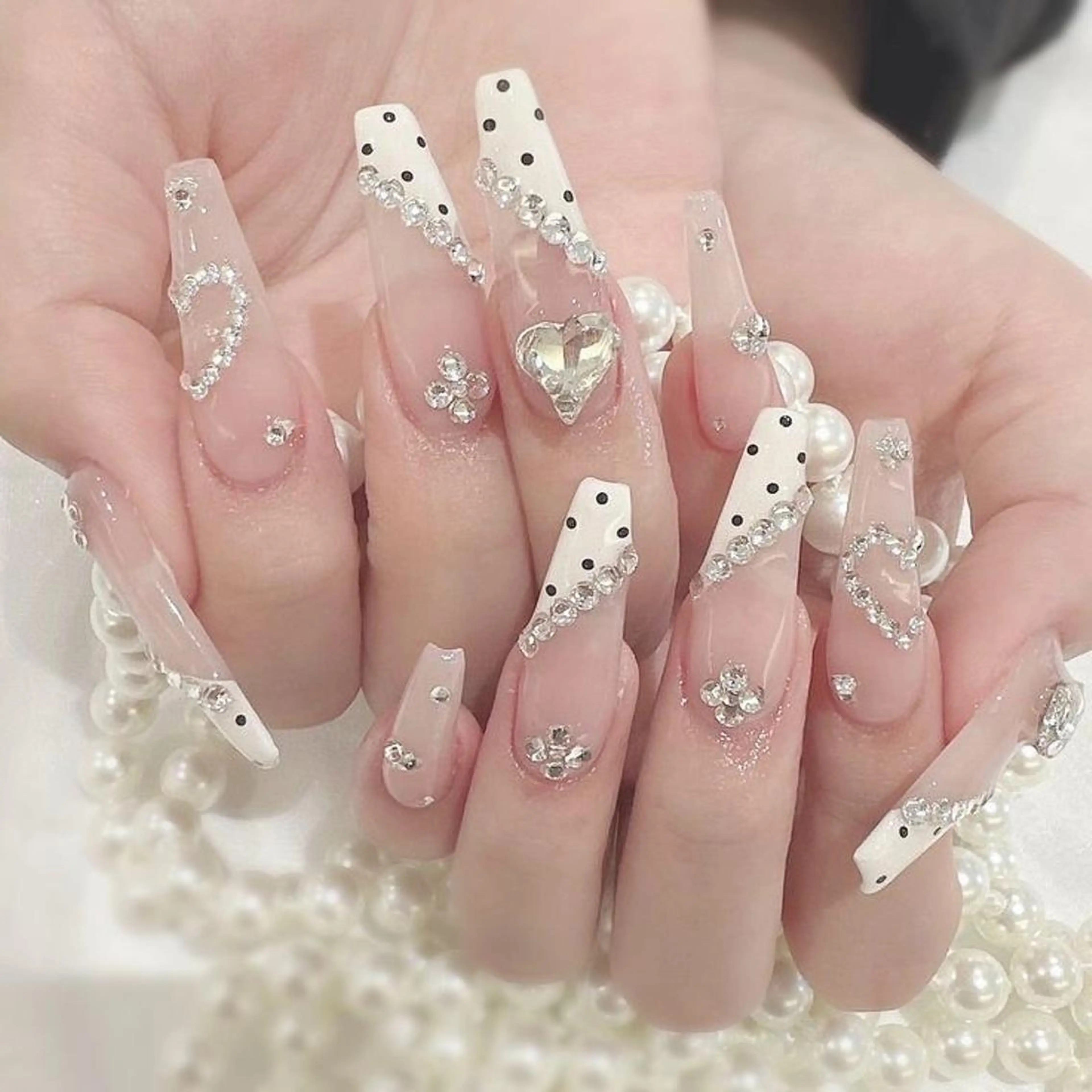 ネイル 長さ出し フレンチネイル グラデーション 卒業式 マグネットネイル Sora nail 長さ出し専門店のネイルデザイン