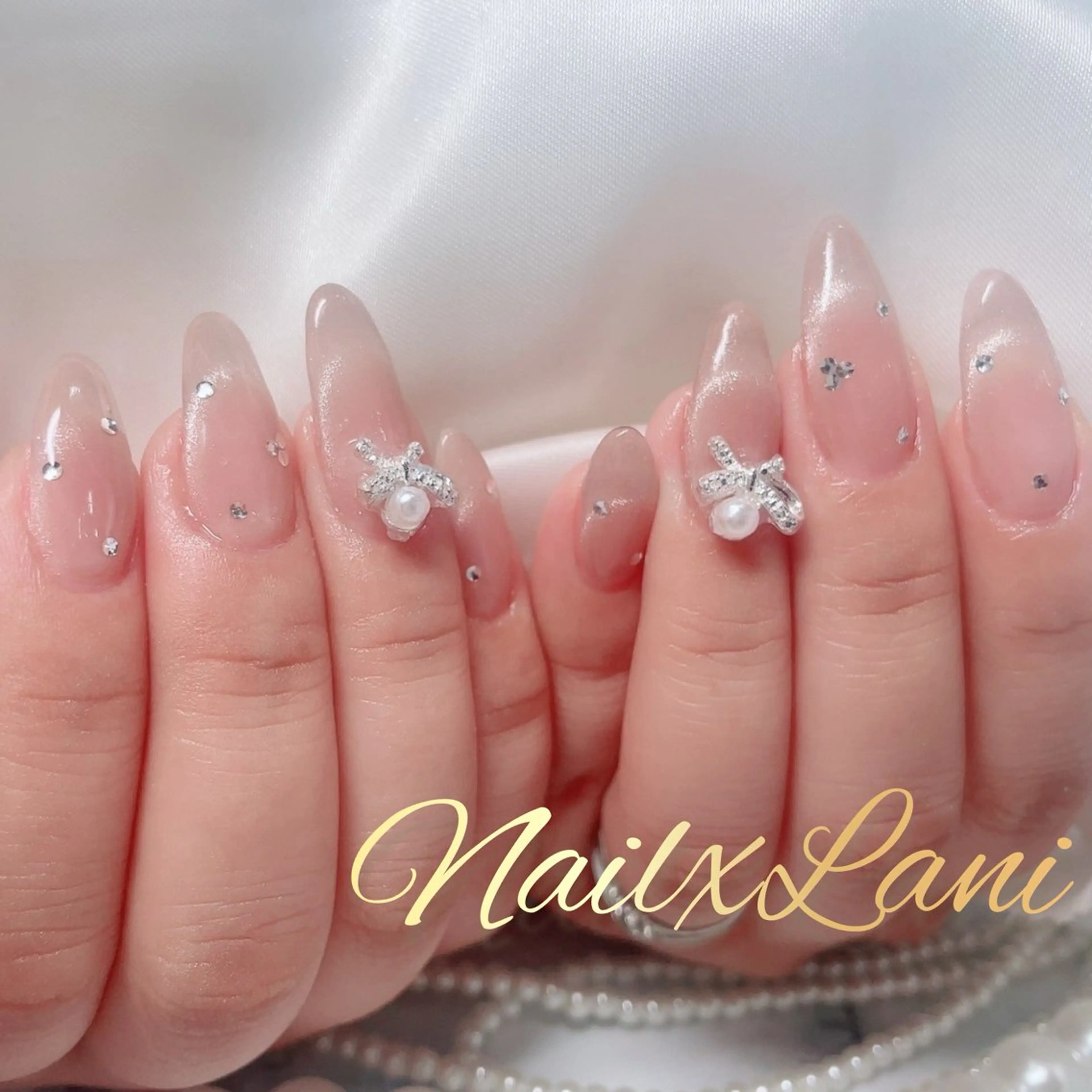 ネイル フットネイル ジェルネイル マグネットネイル パラジェル ハンドネイル Nail×Lani 深爪矯正対応◎のネイルデザイン