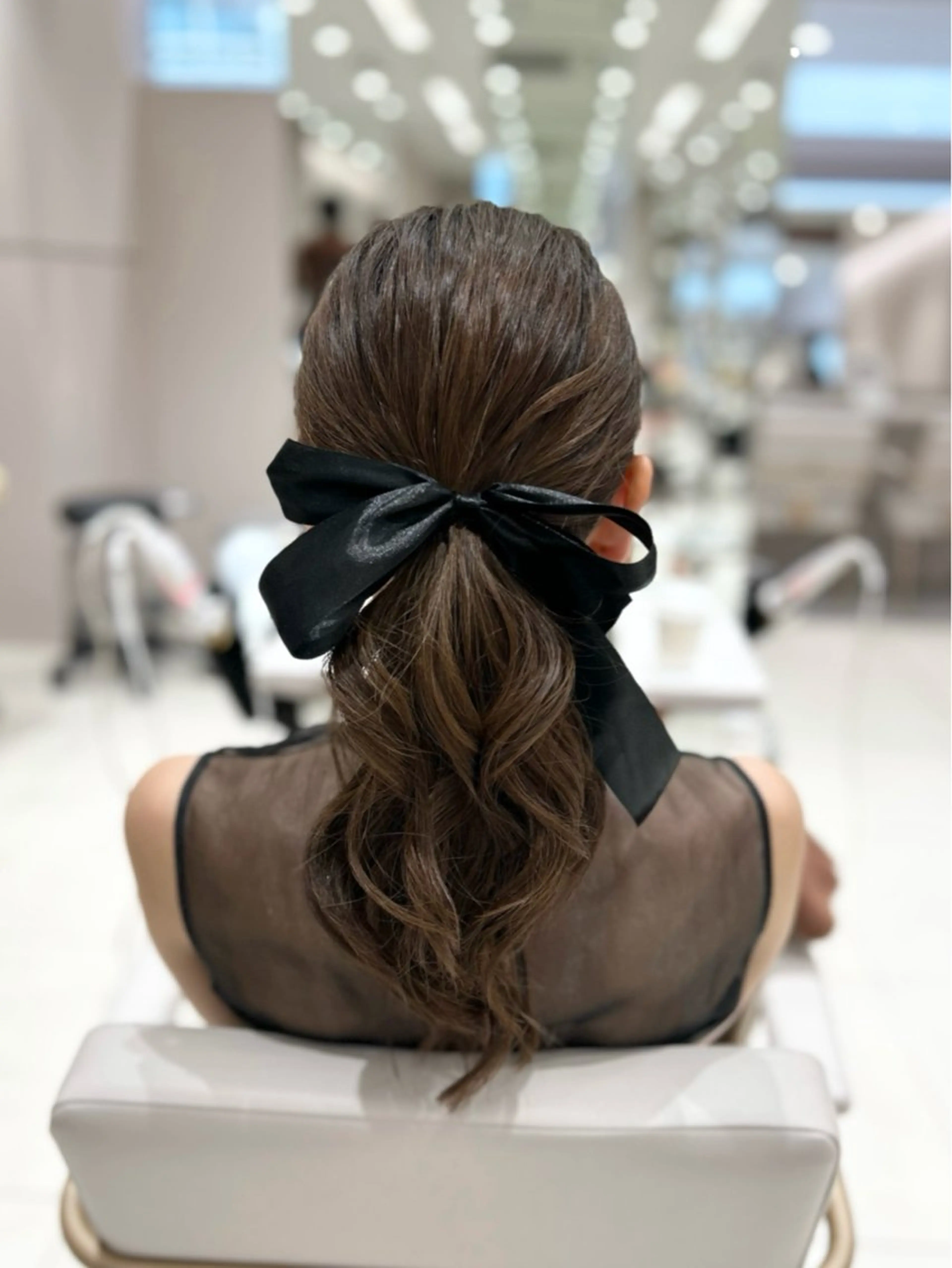 セミロング カラー ヘアアレンジ ヘアセット 髙木美緒🌿 レイヤー/アレンジのヘアスタイル