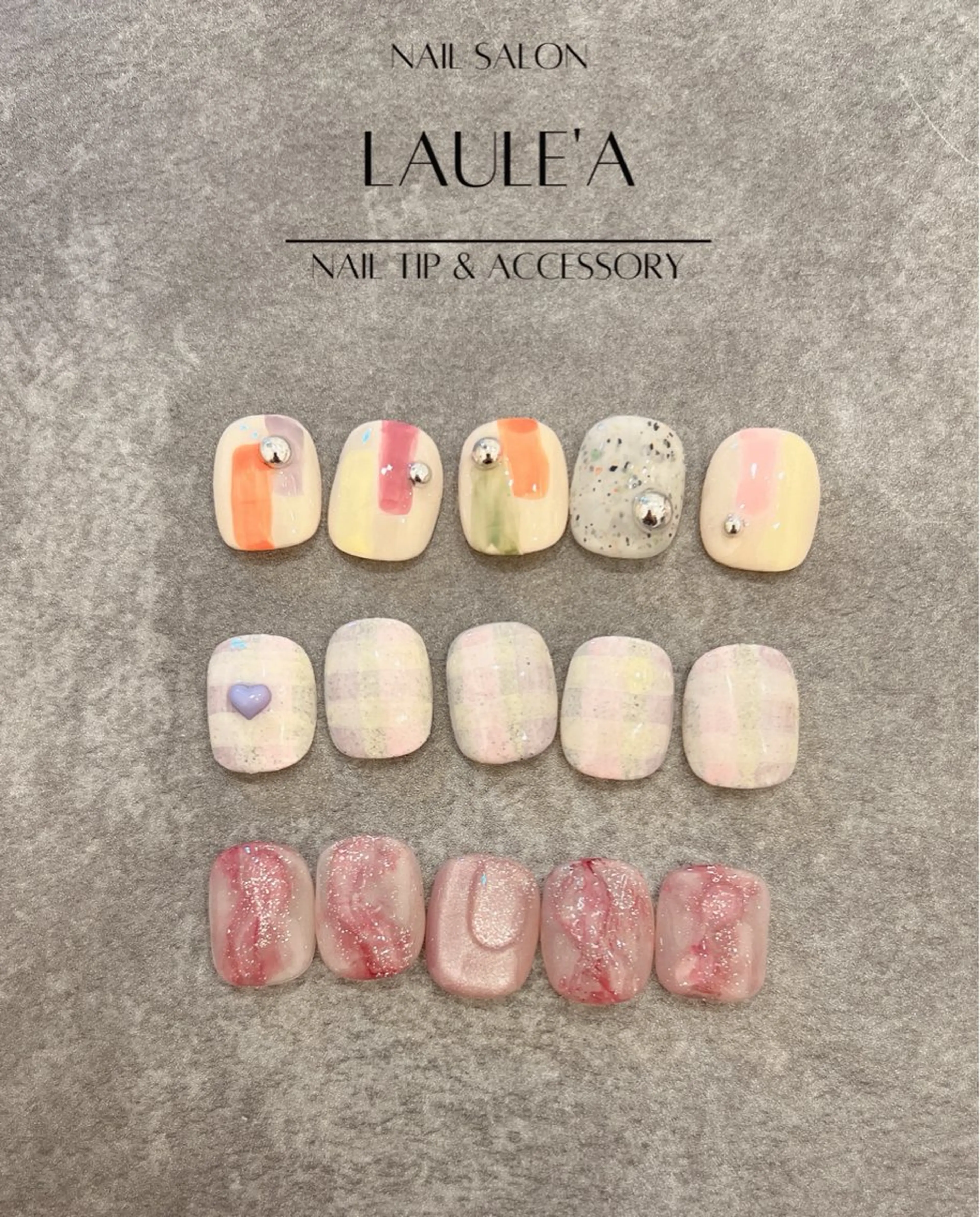 ネイル アートネイル ハンドネイル nailsalon Laule'aのネイルデザイン