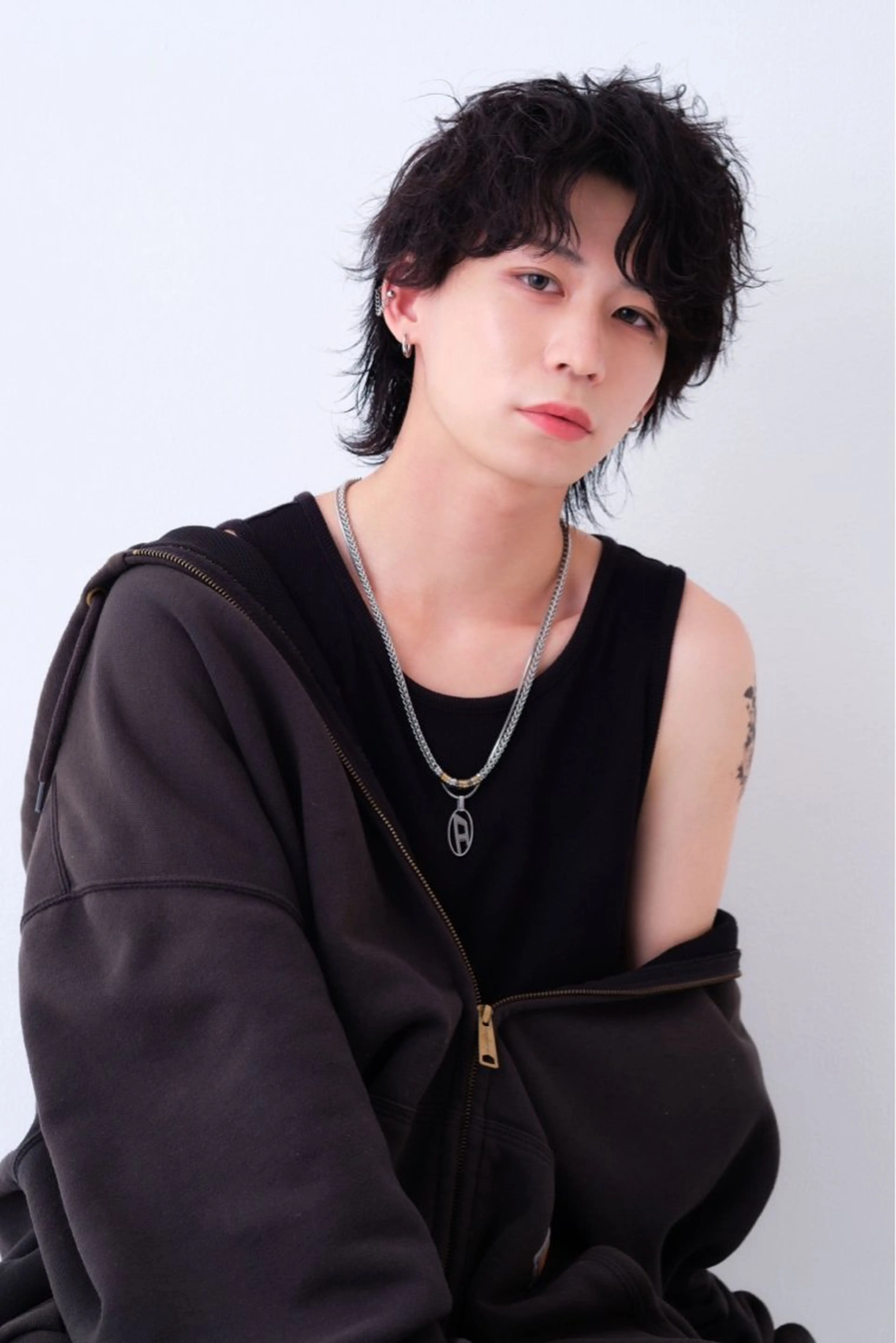 メンズ カット パーマ トリートメント ヘアセット 🌿大内雅斗 🌿韓国ヘアのヘアスタイル