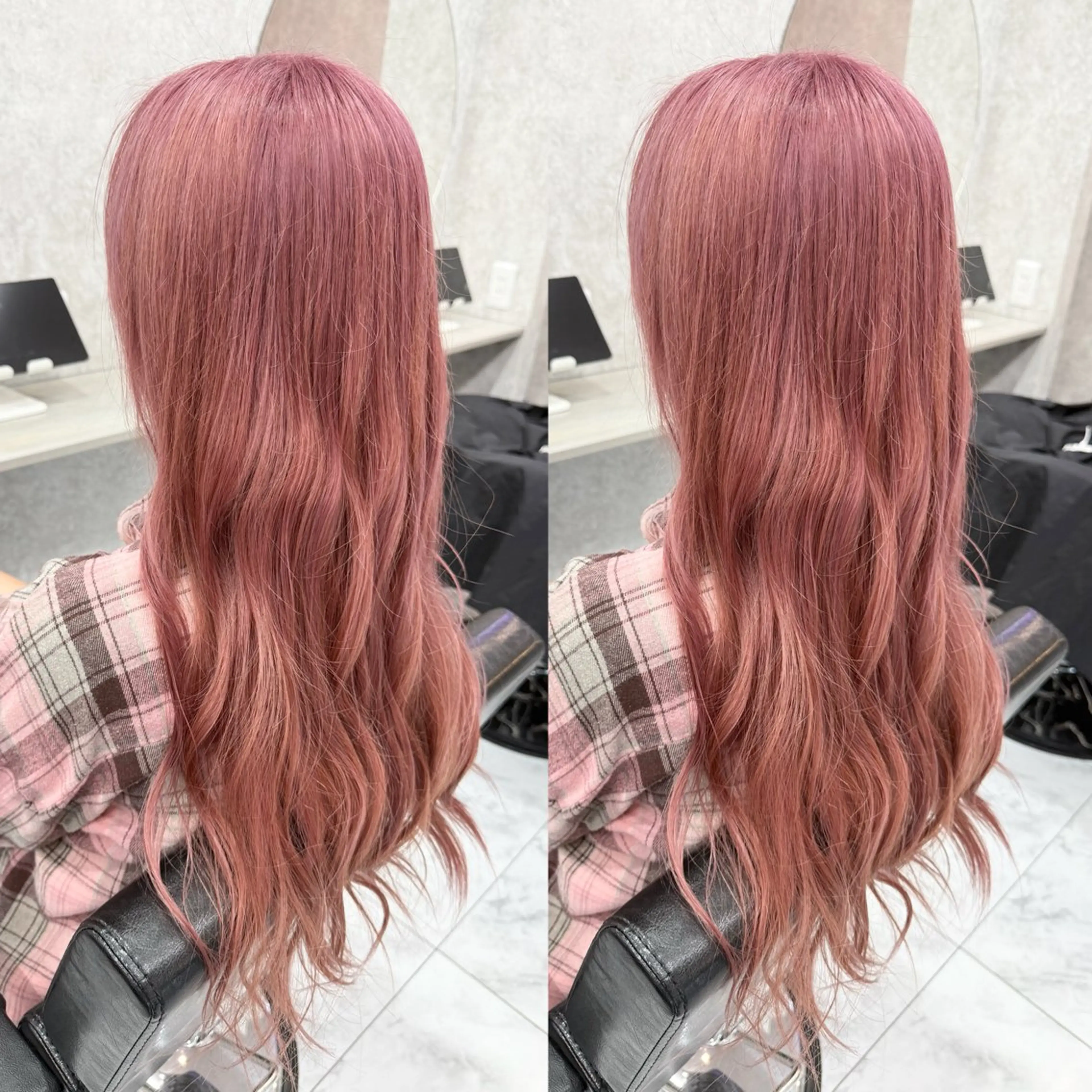 ❤️‍🔥リタッチブリーチ+オンカラー+レディース整えカット(2センチ)❤️‍🔥の写真