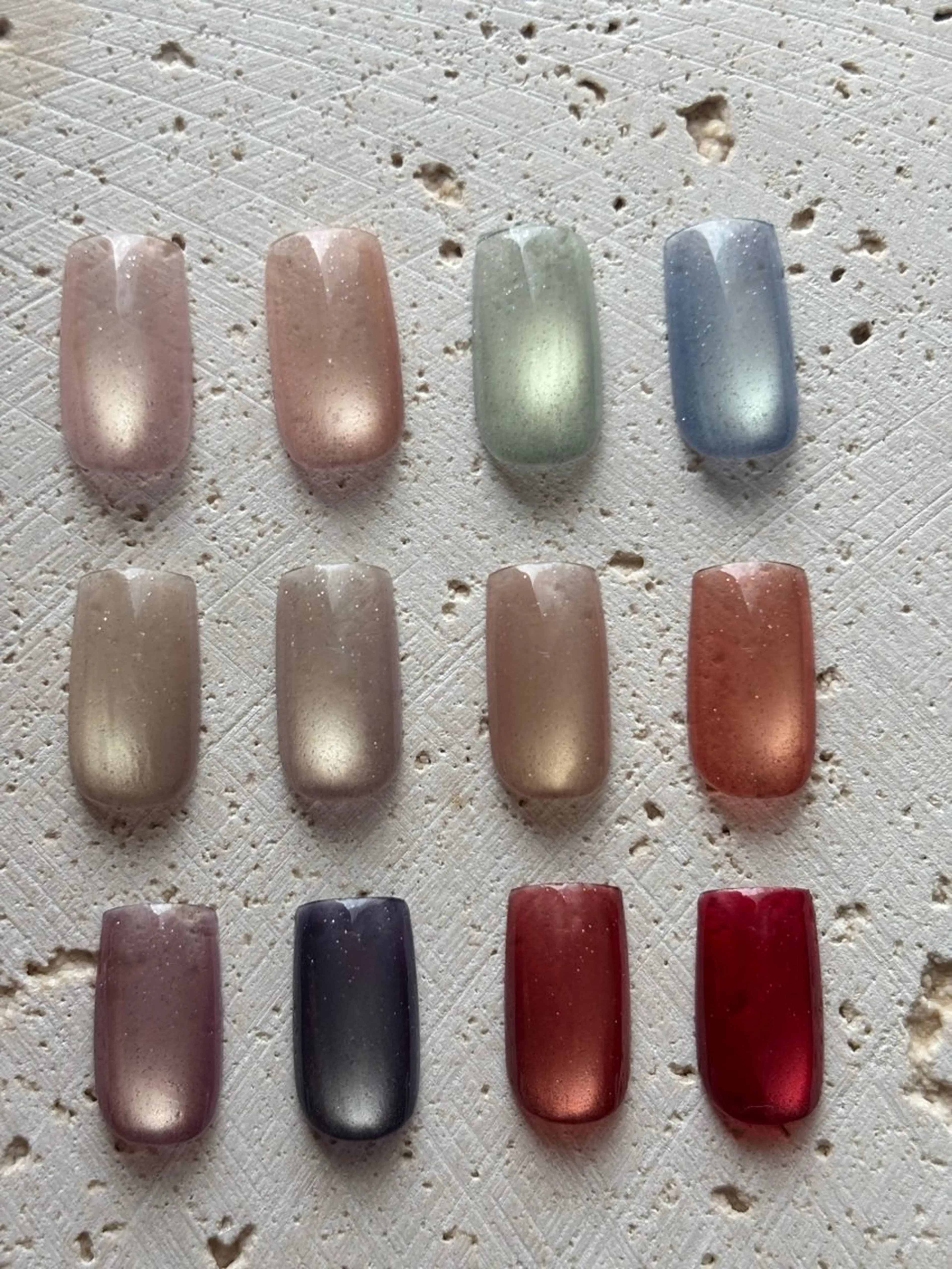 ネイル アートネイル オーロラネイル ジェルネイル グラデーション ミラーネイル fil nailのネイルデザイン