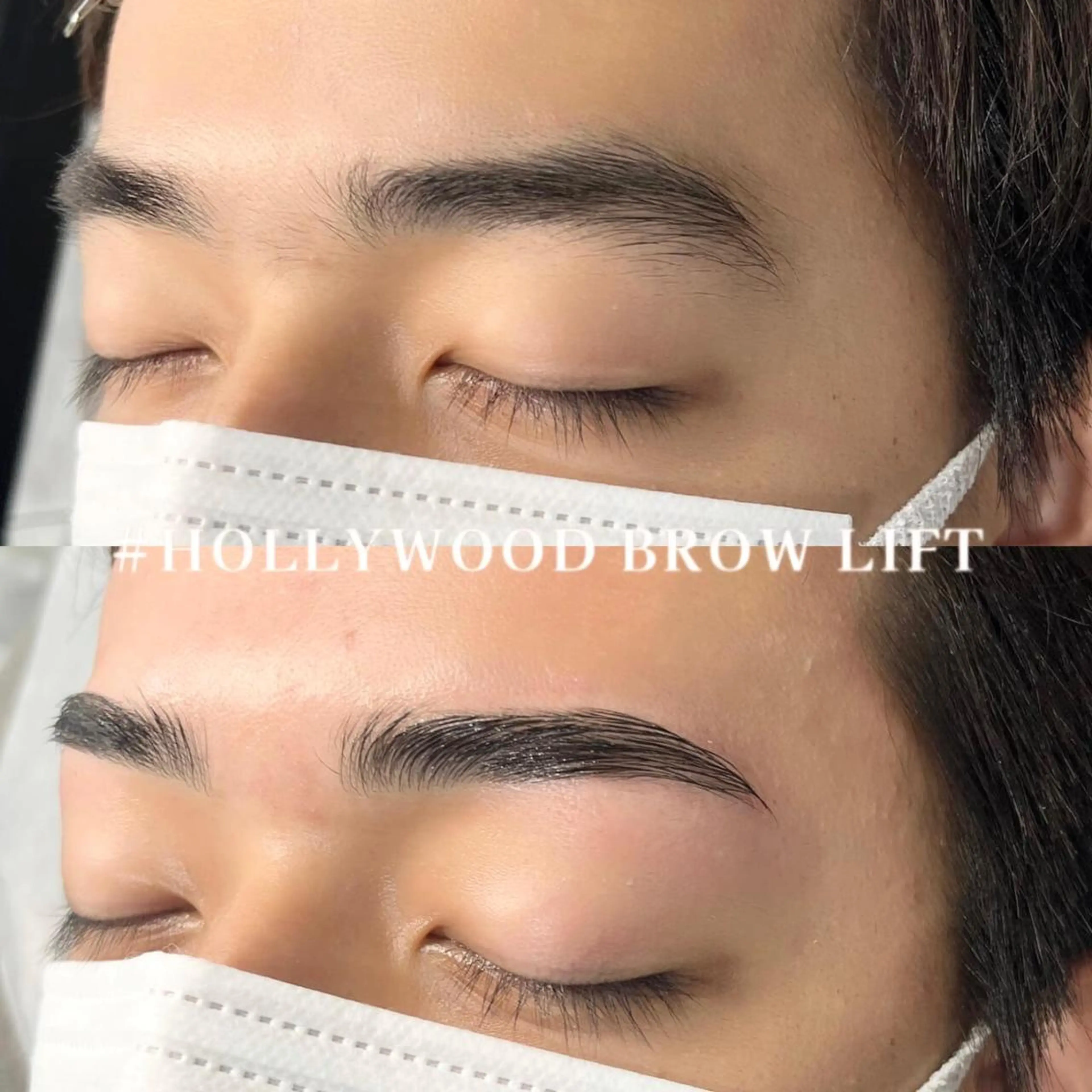 メンズ アイブロウ ハリウッドブロウリフト メンズアイブロウ 眉毛ワックス脱毛 モード新宿西口店 メンズ眉毛サロンの眉毛・アイブロウイメージ