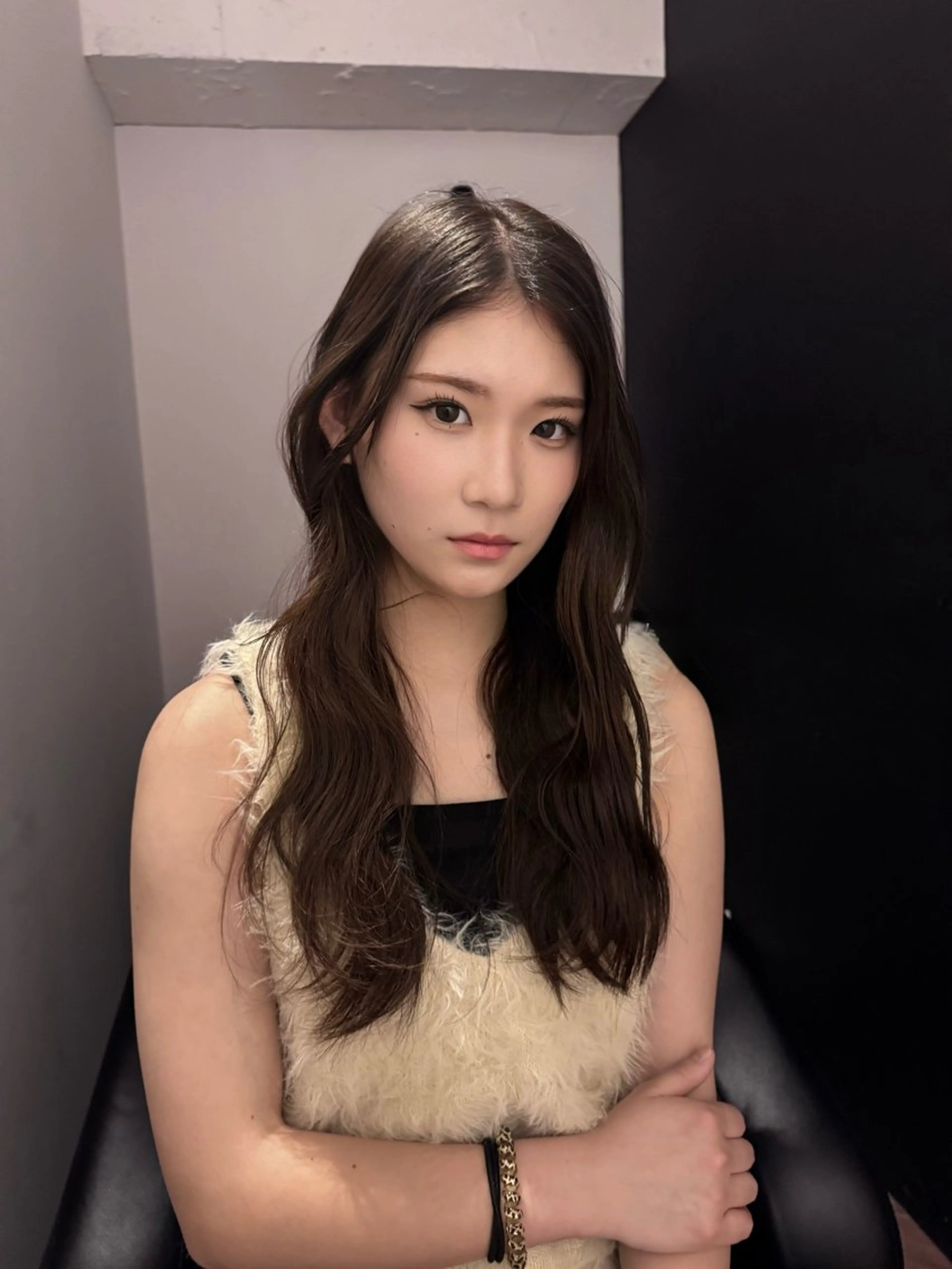 ロング カラー 艶感ワンホン color✨のヘアスタイル