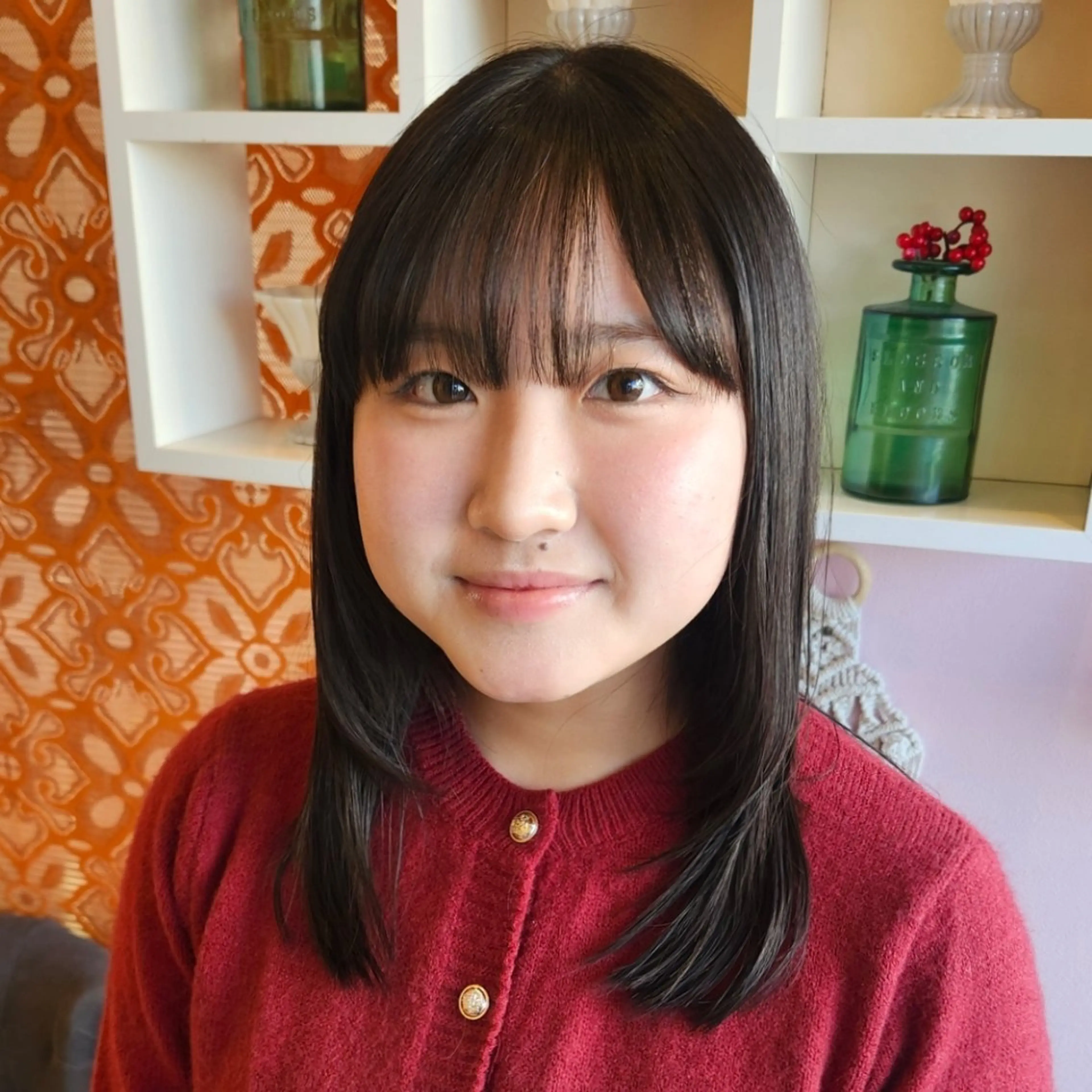 ミディアム 暖色カラー/髪質改善 /メンズ🧡莉南のヘアスタイル