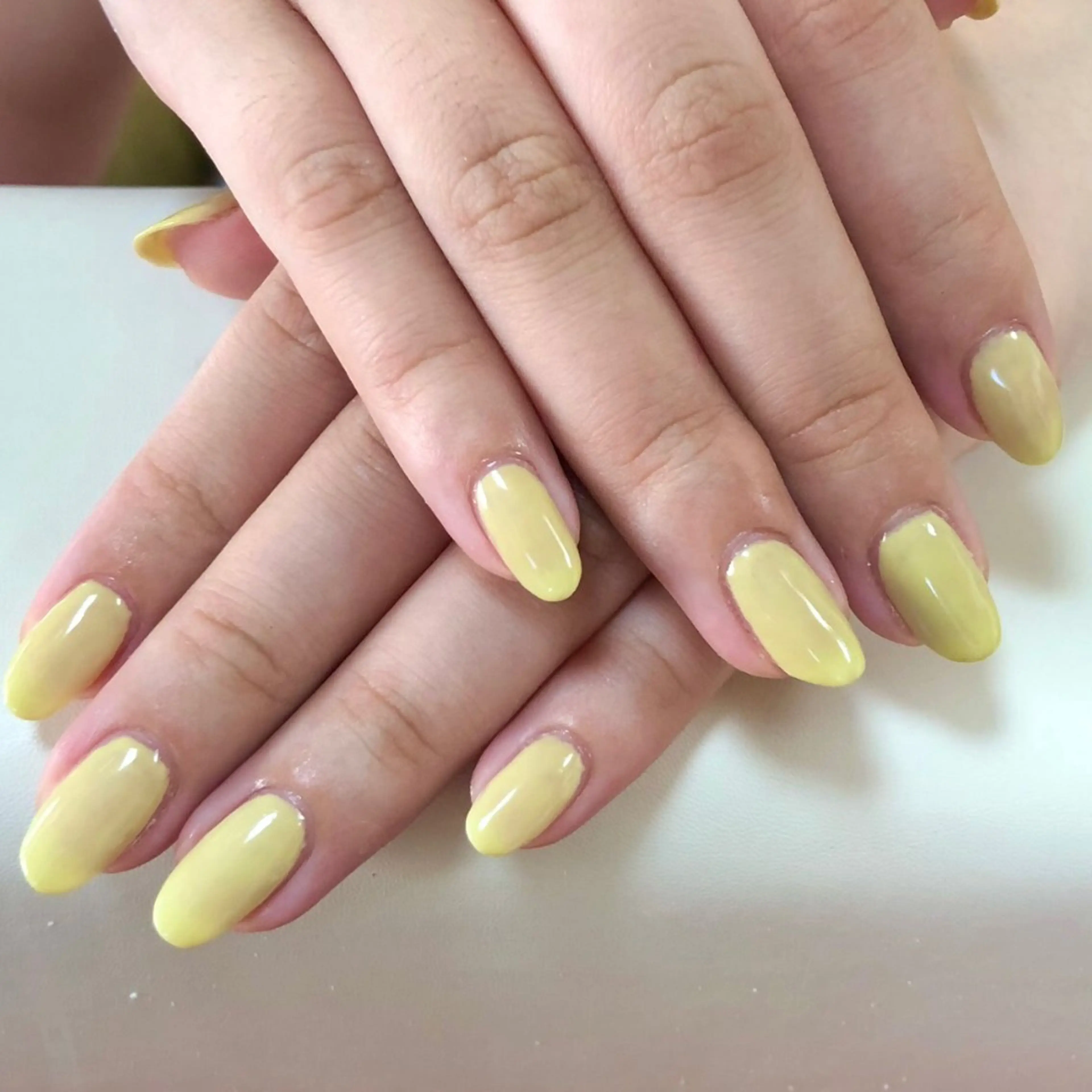 ネイル 黄色 ハンドネイル salon *meehoのネイルデザイン