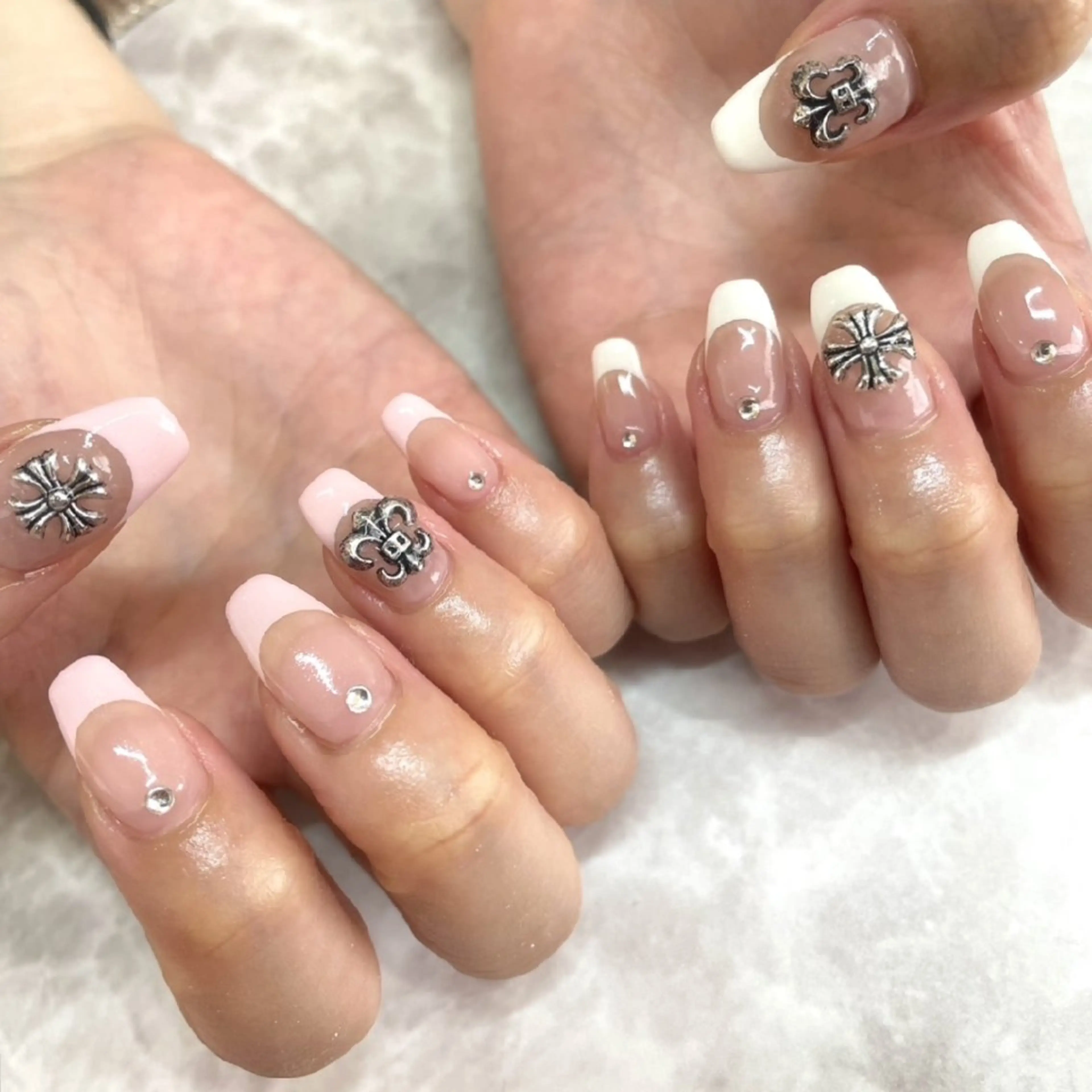 ネイル フレンチネイル ハンドネイル Beautiful Meかえでのネイルデザイン