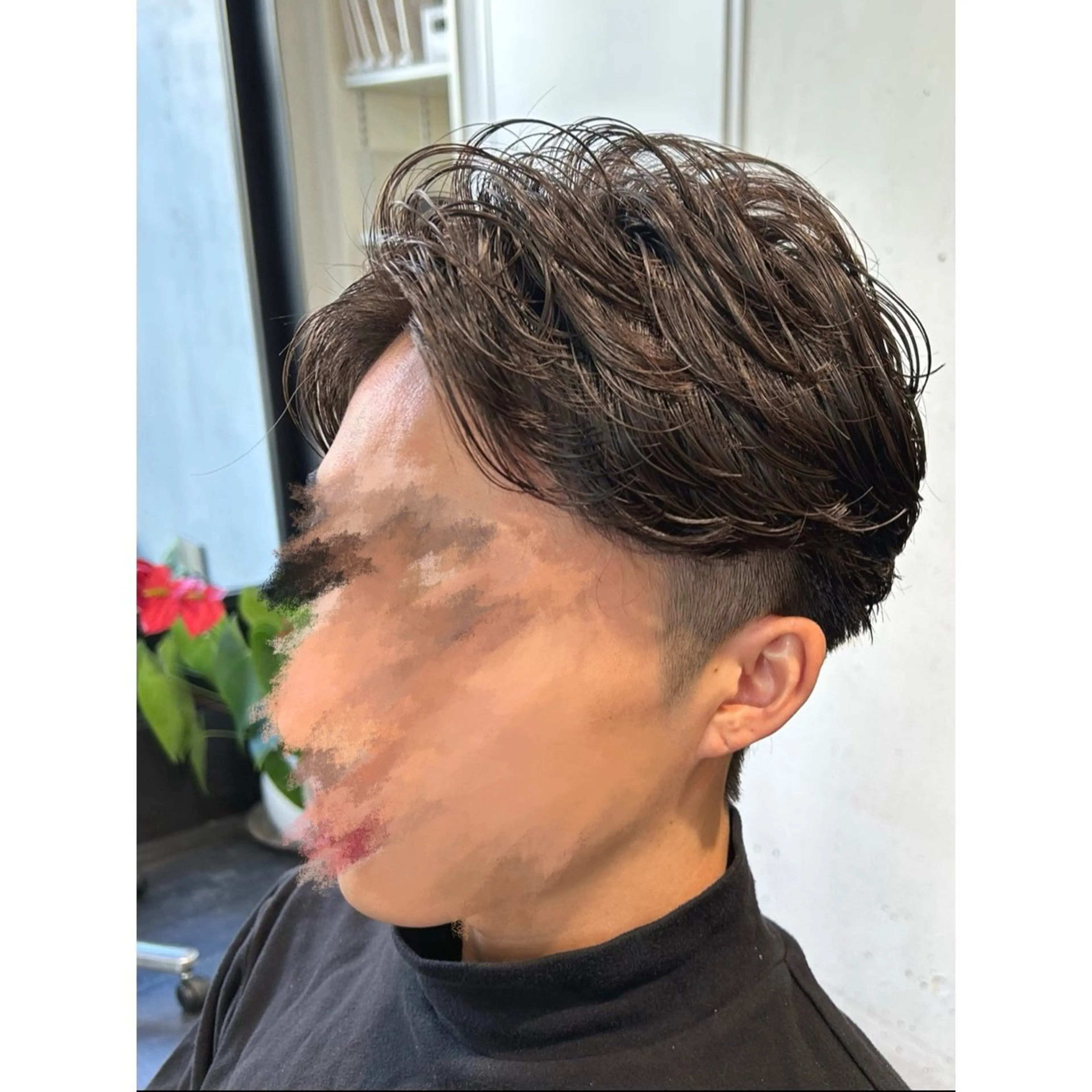 ショート パーマ メンズ メンズパーマ カット パーマ ◎かしま◎暖色ｶﾗｰ /ﾒﾝｽﾞﾊﾟｰﾏのヘアスタイル