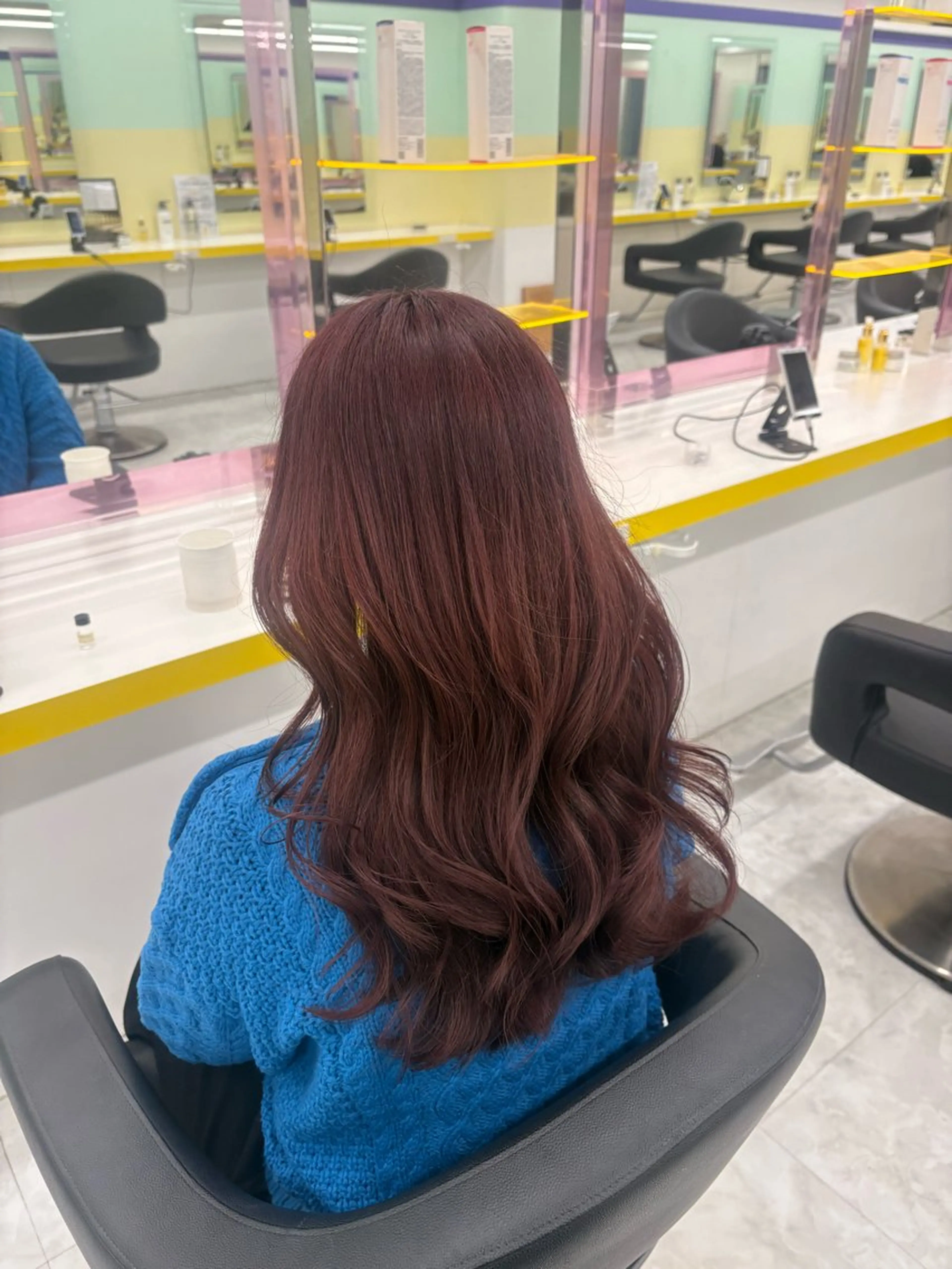 ロング カラー ヘアカラー ベージュ×レイヤー 🤎横浜/miu🤎のヘアスタイル