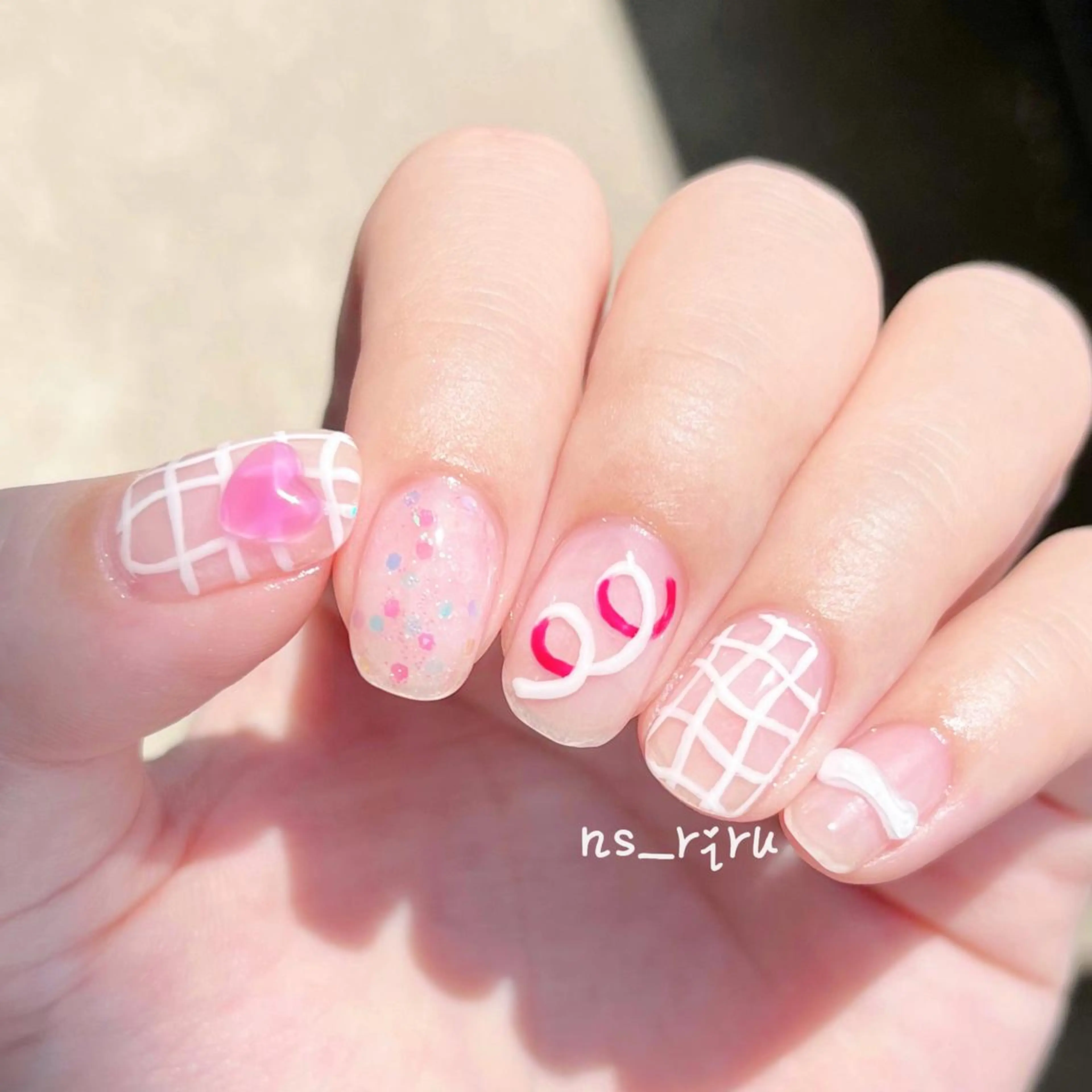 【ネイルモデル】おまかせデザイン🍒の写真