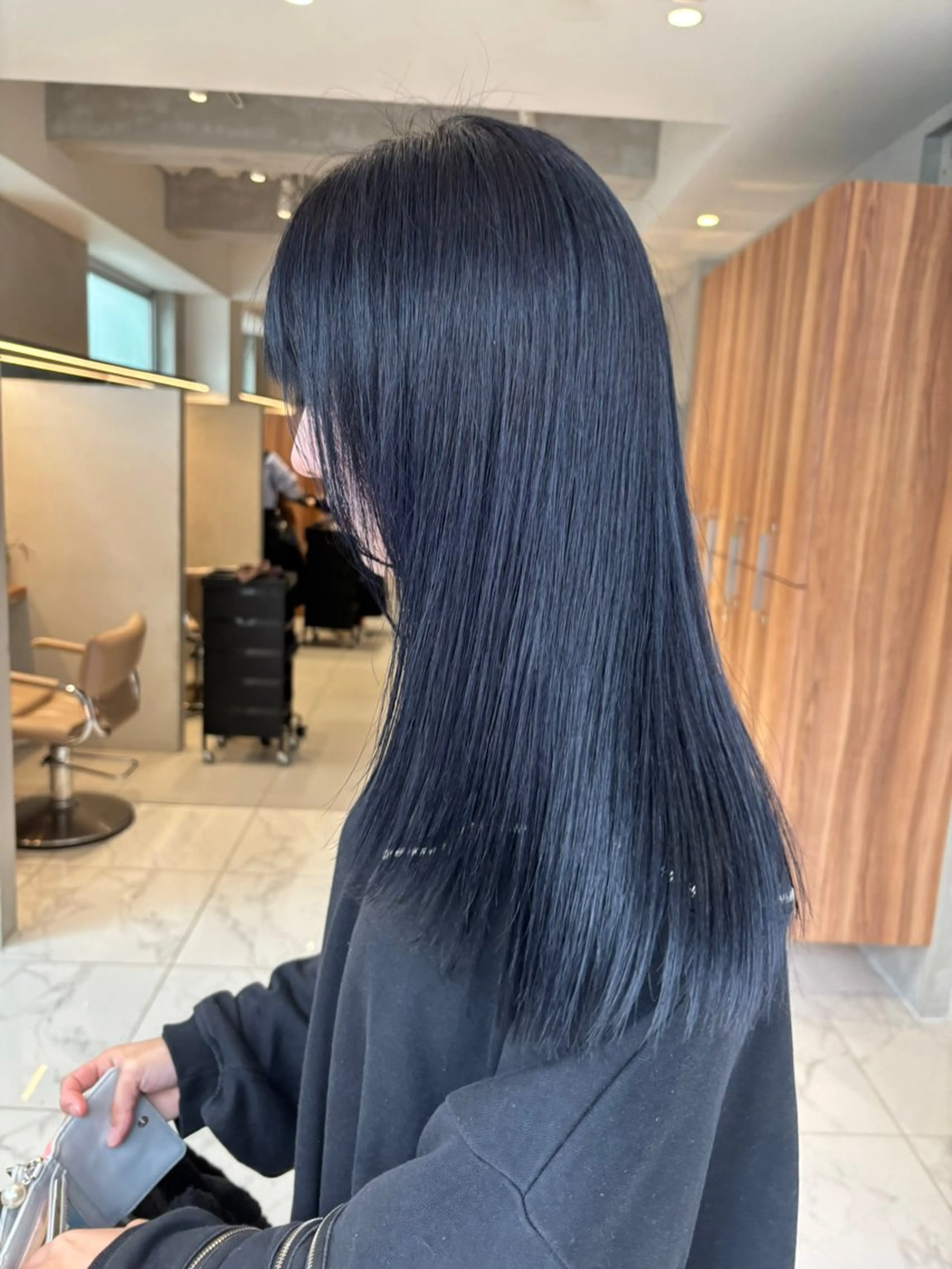 カラー 🫒🫒ブリーチなし 艶カラー🫒ヤマシロのヘアスタイル