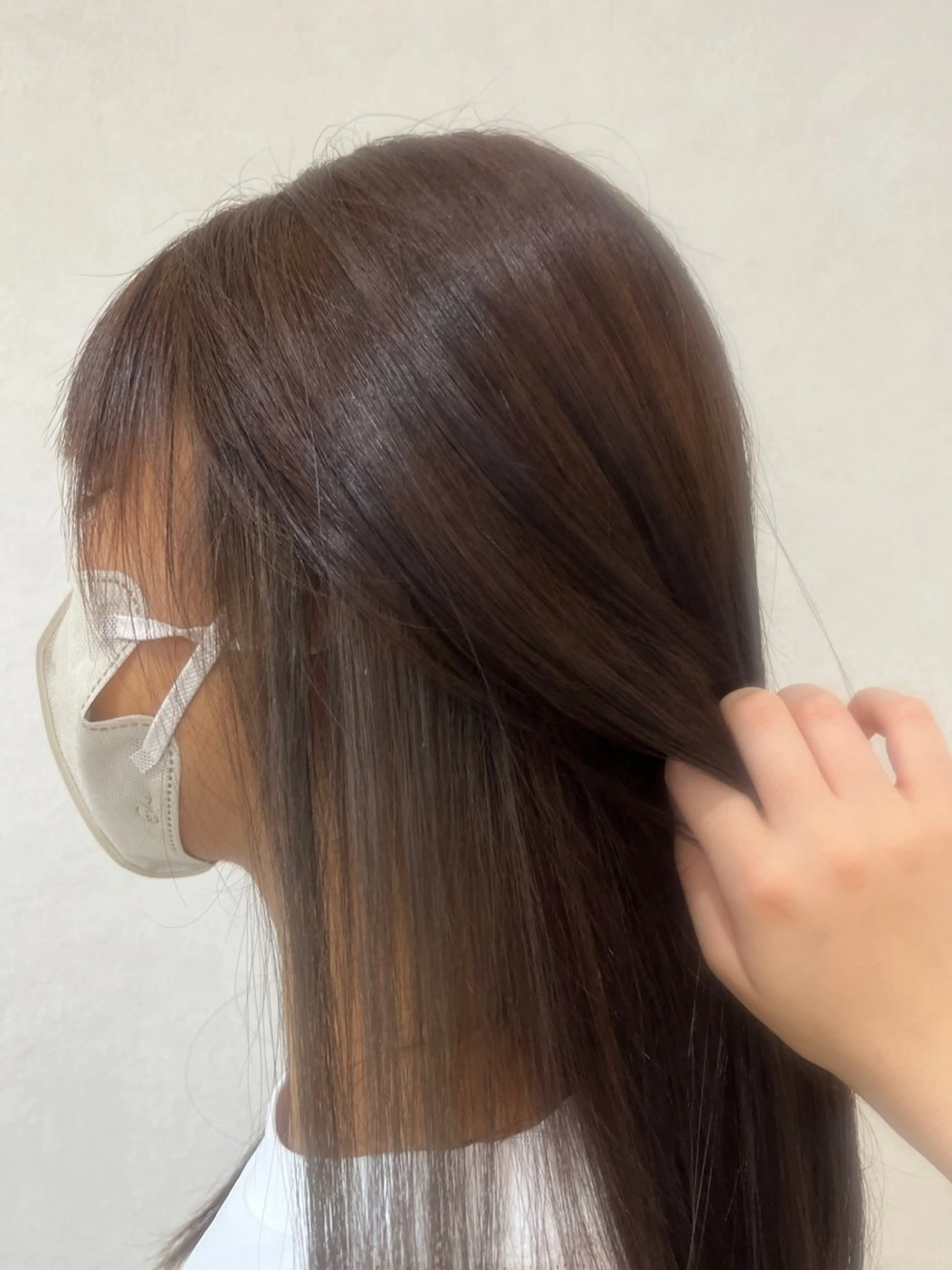 ロング カラー ヘアカラー トリートメント うる艶カラー🫧/ 武笠 友香🤍のヘアスタイル