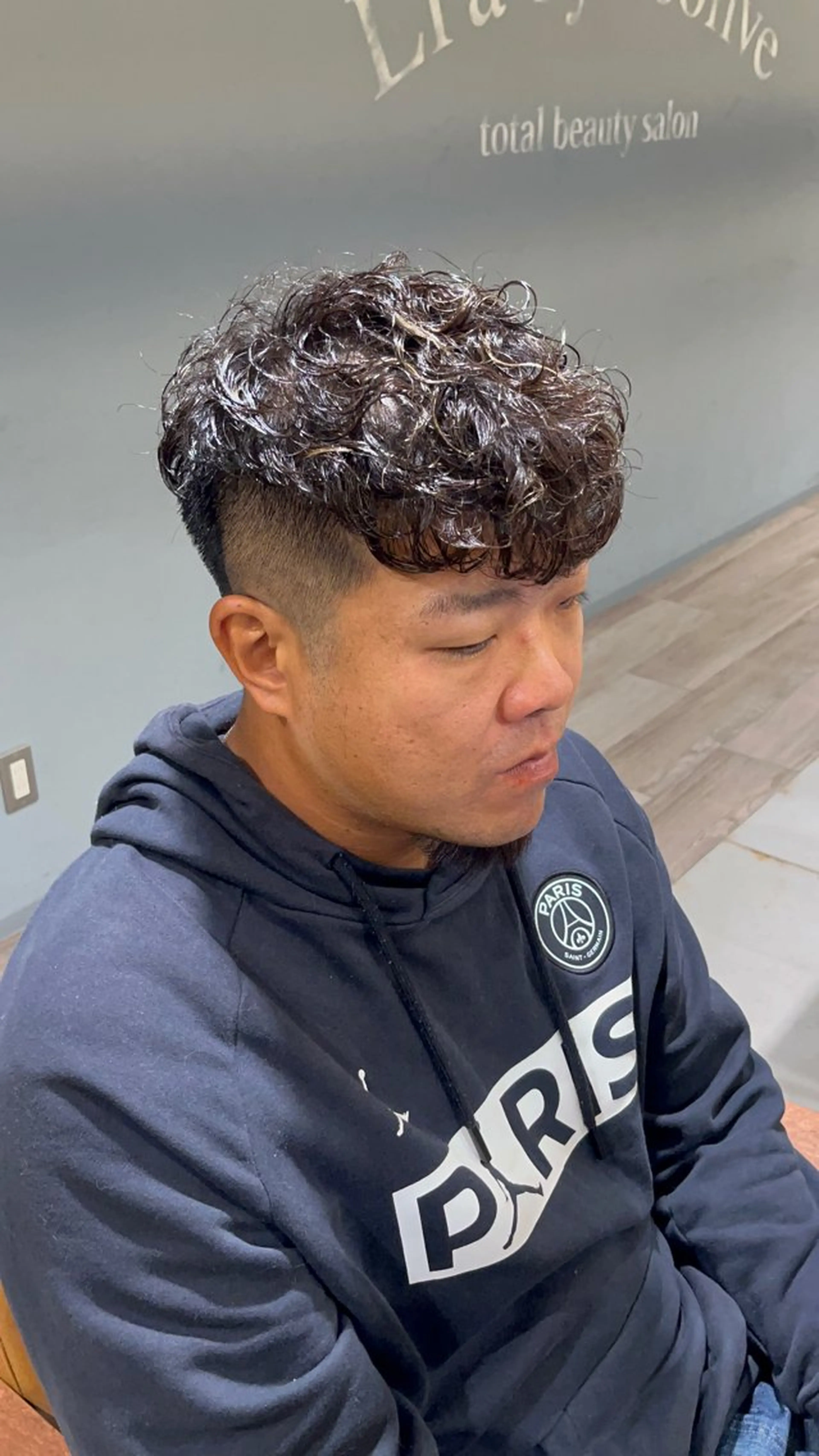 メンズ カット パーマ tata所属・メンズカット/ 外国人風/小嶺佑介のヘアスタイル