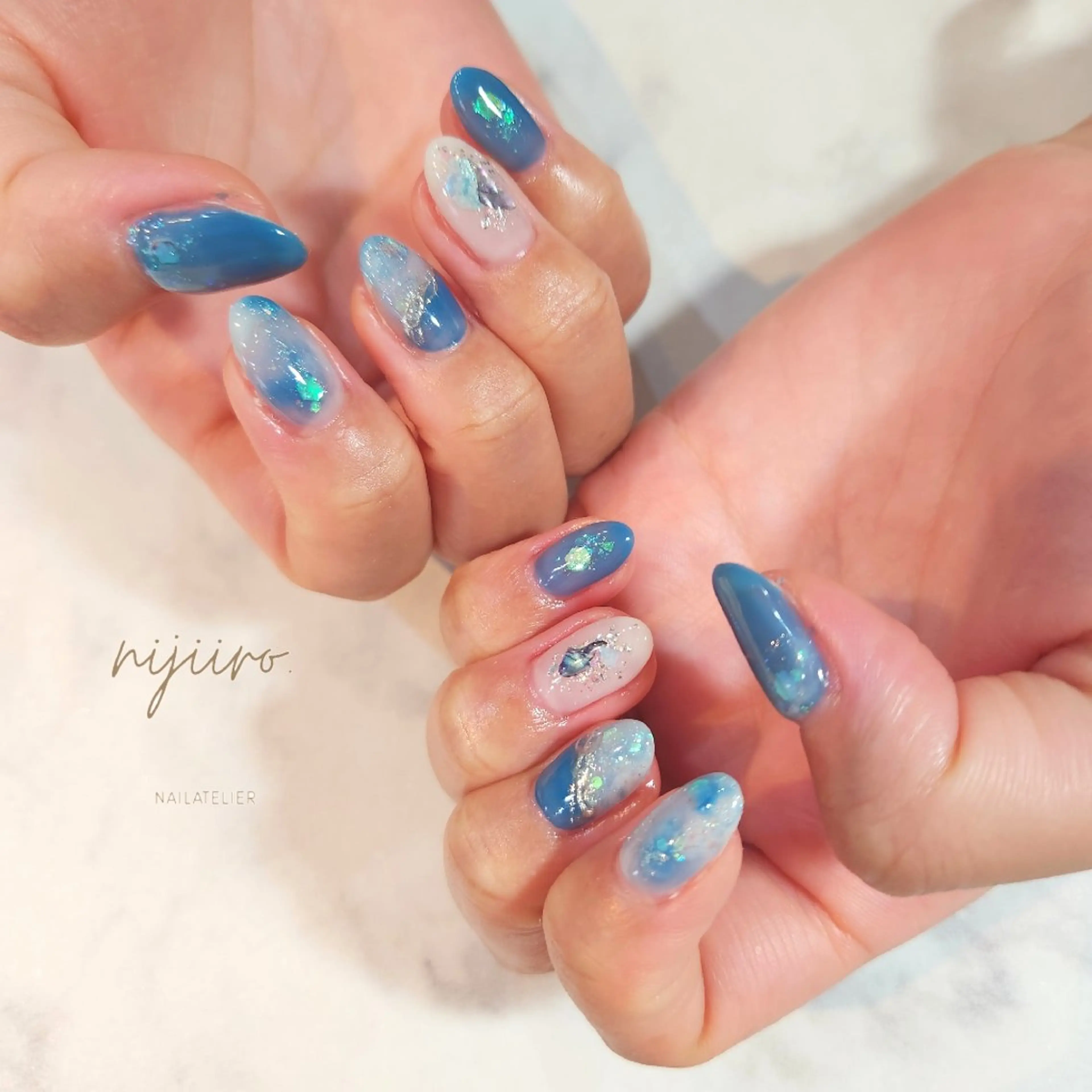 ネイル ハンドネイル nijiiro🌈 サトウのネイルデザイン