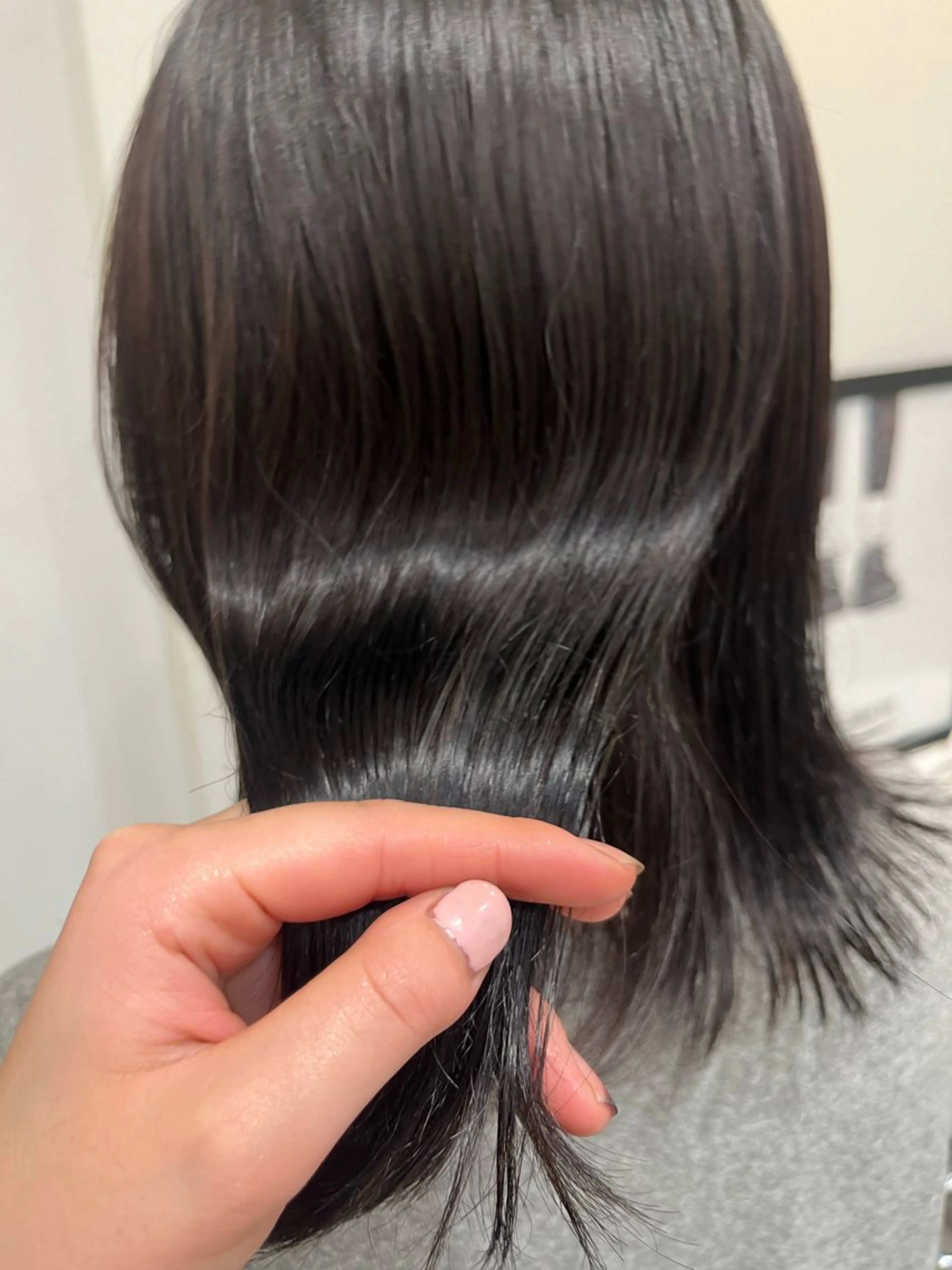 ミディアム トリートメント トリートメント 無料カットモデル‪✨ ✂️Nanami🌷のヘアスタイル