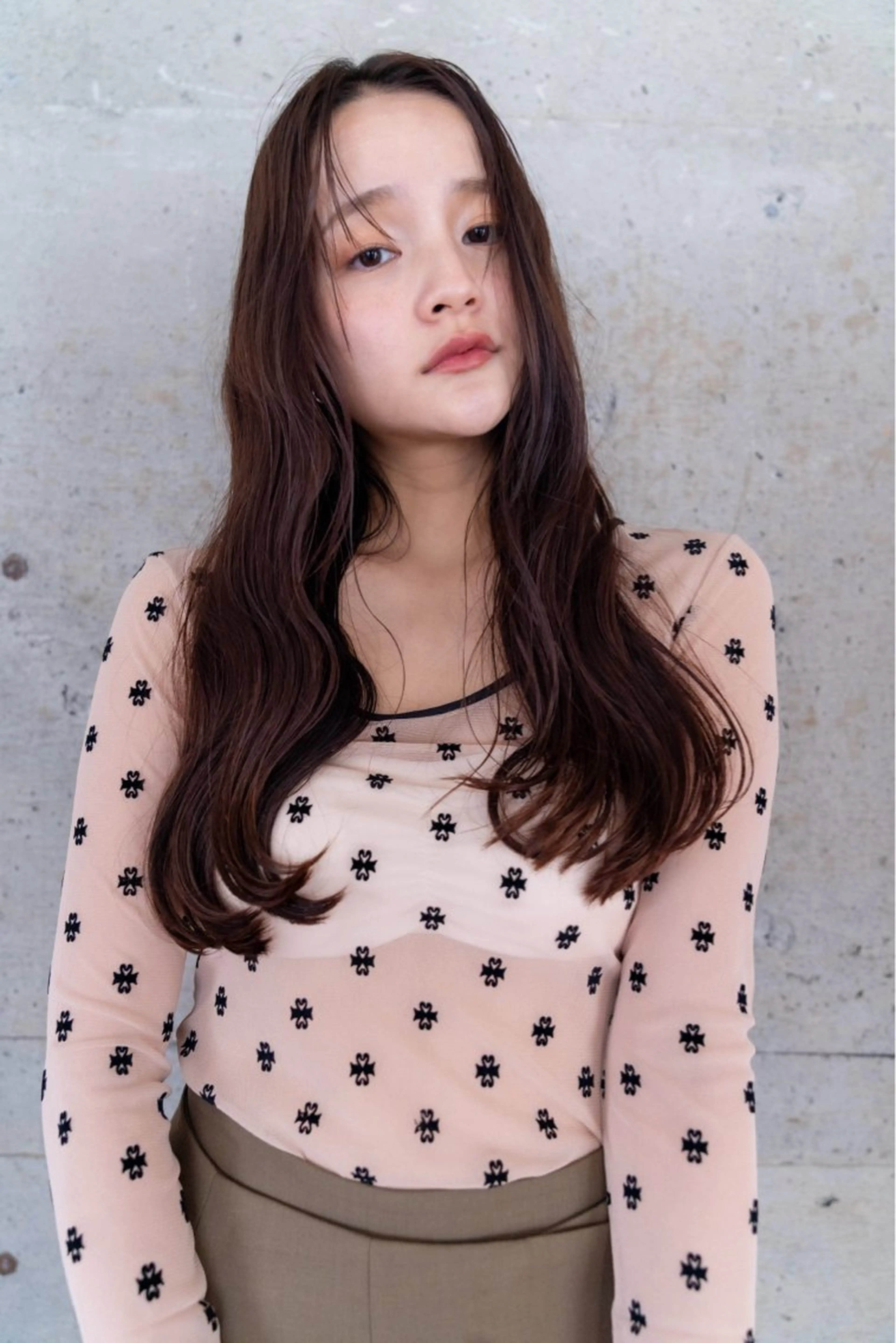 カラー 富田 朝陽のヘアスタイル