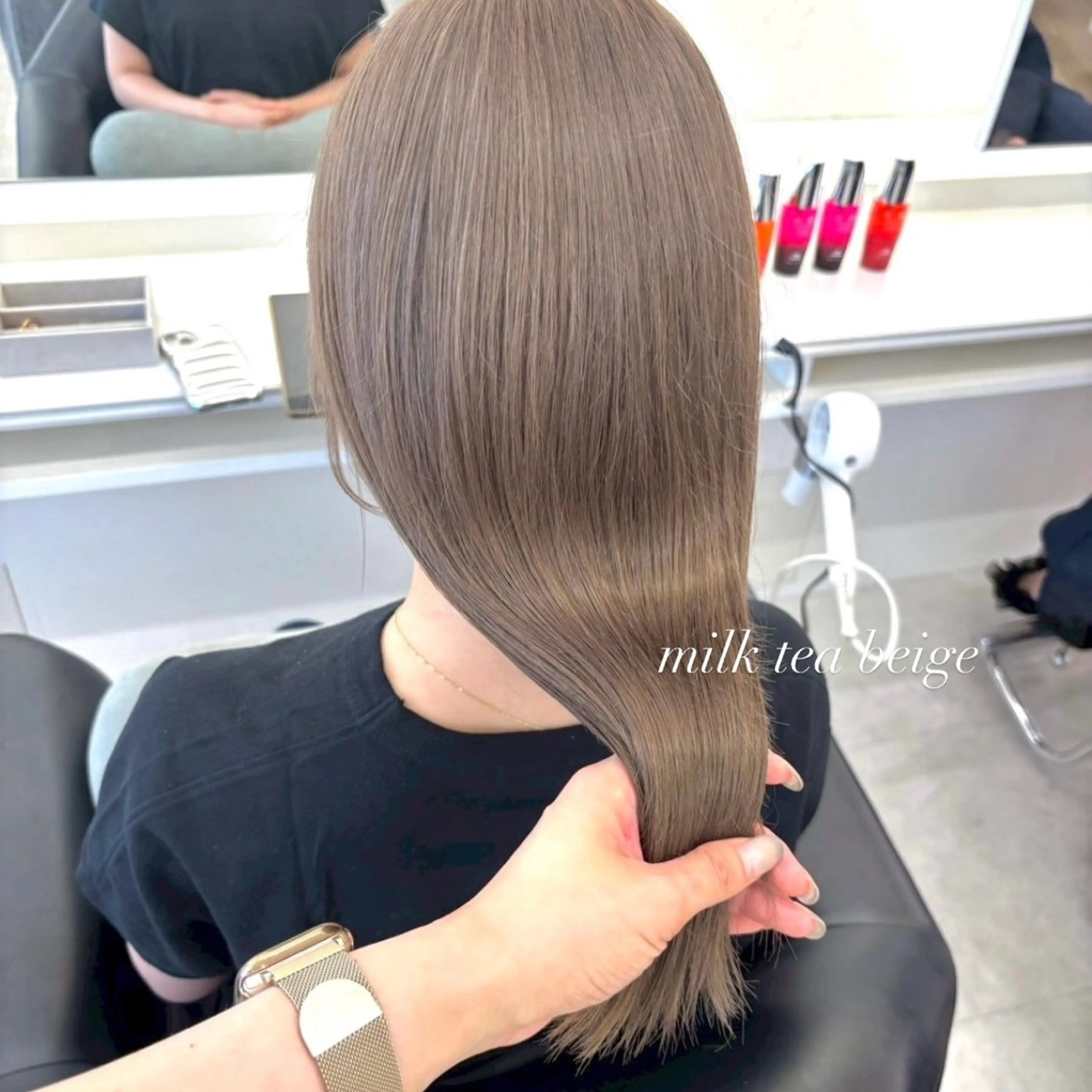 ロング ヘアカラー Parve Mix / 根本 梨湖🫧のヘアスタイル