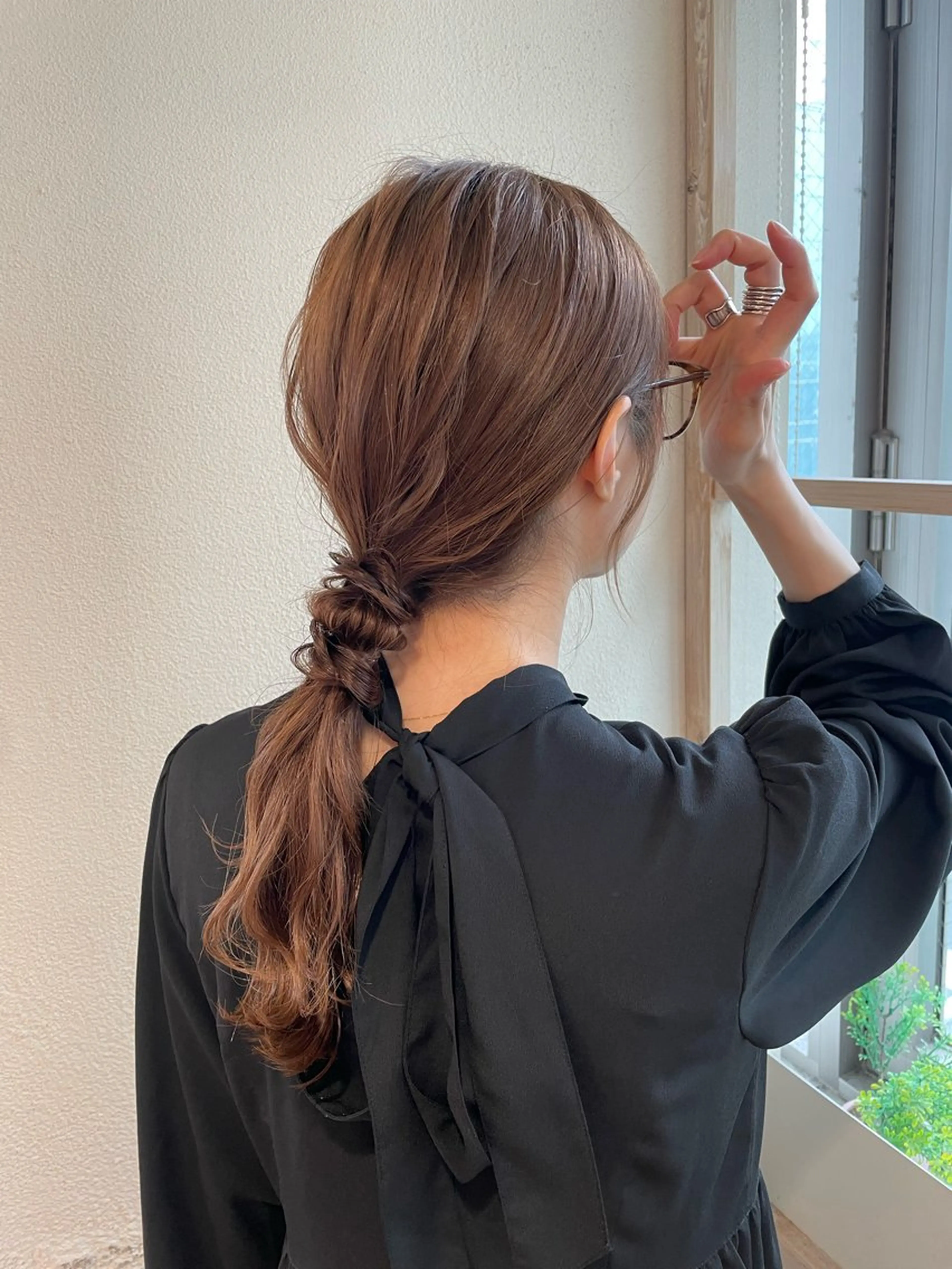 ヘアアレンジ ヘアセット⌇艶カラー 🫧⌇Nanahoのヘアスタイル