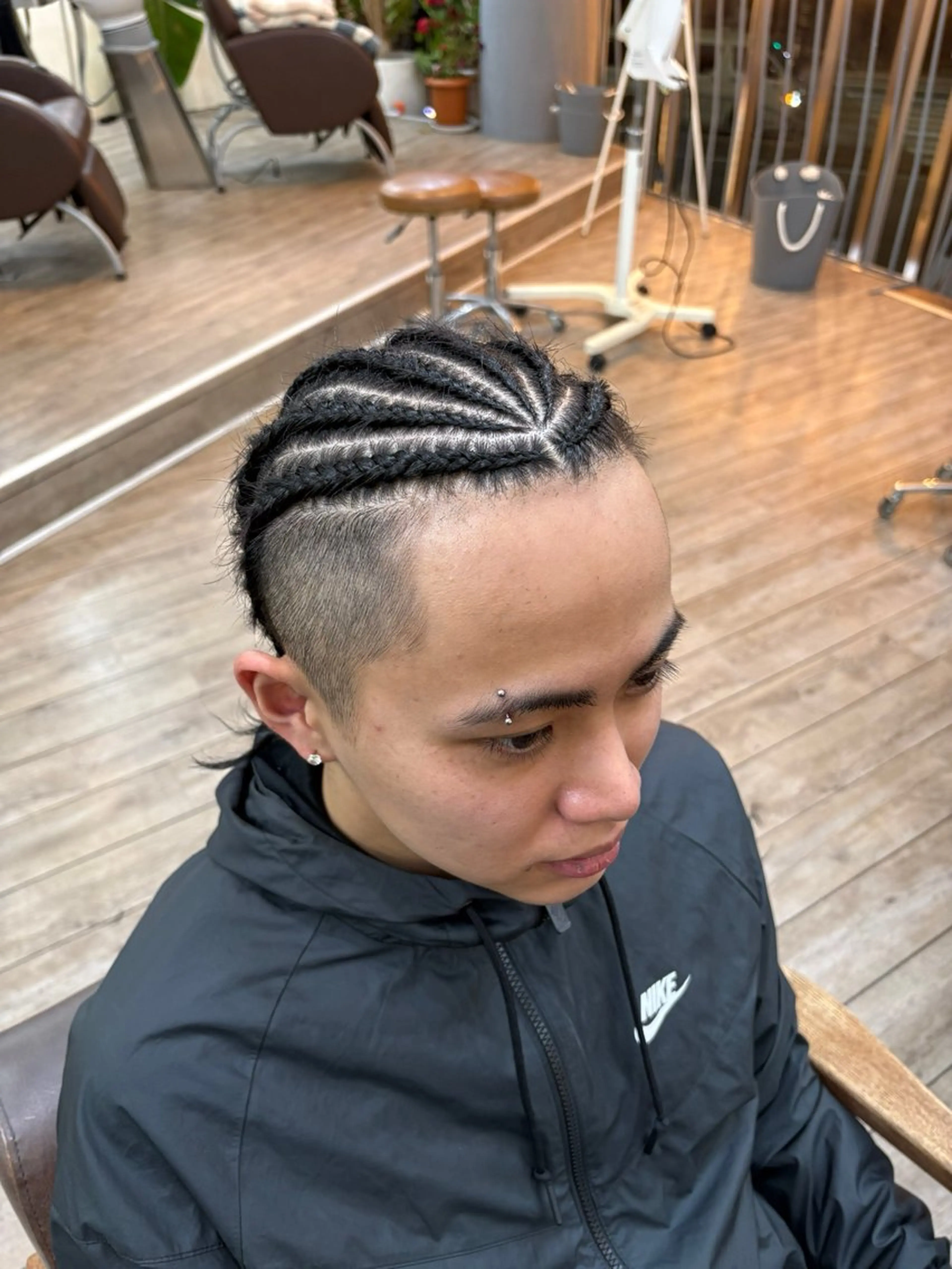 メンズ ヘアセット WEST OLAND 黒坂佳乃のヘアスタイル