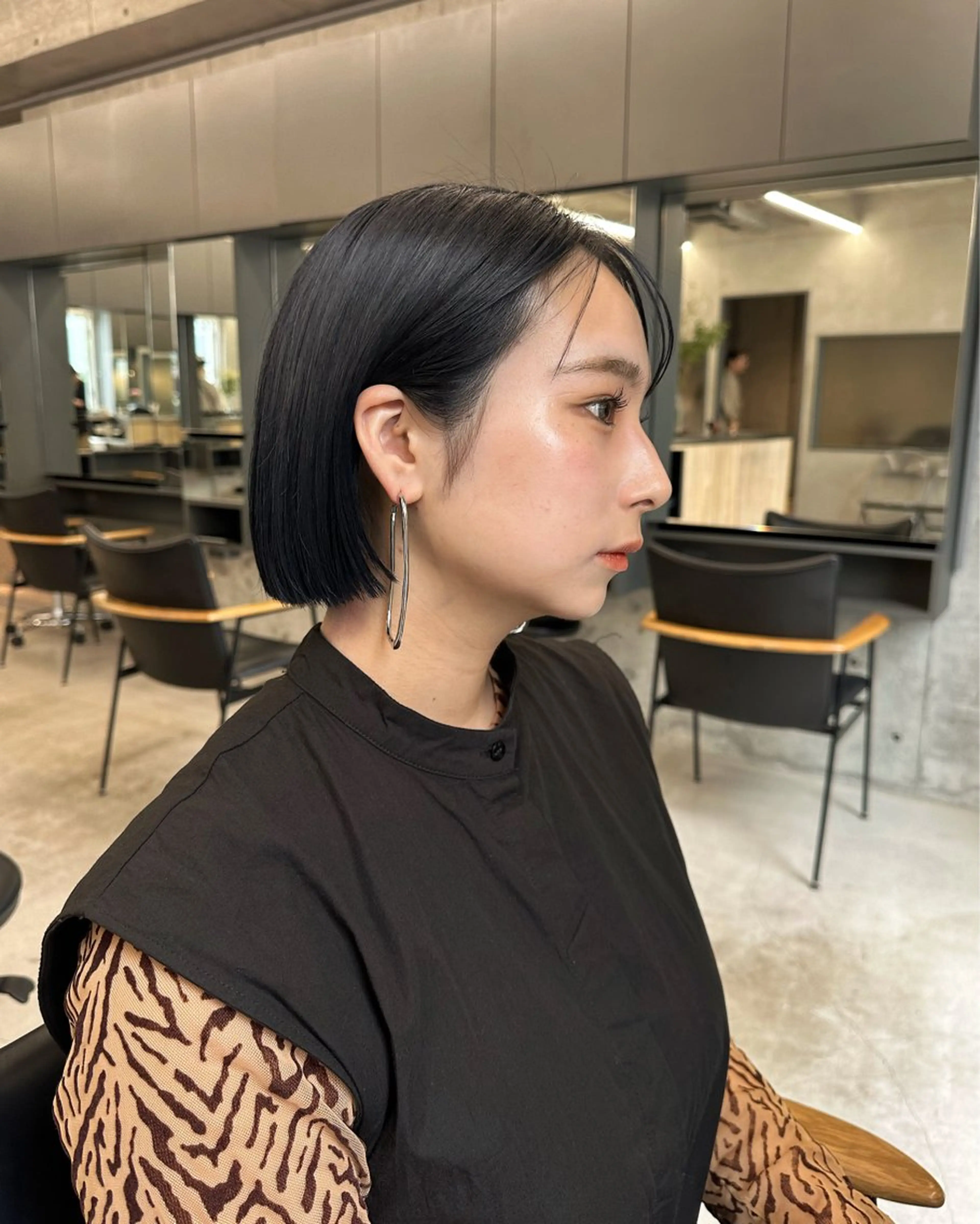 ミディアム カラー お悩み解決パーマ hana🩰のヘアスタイル