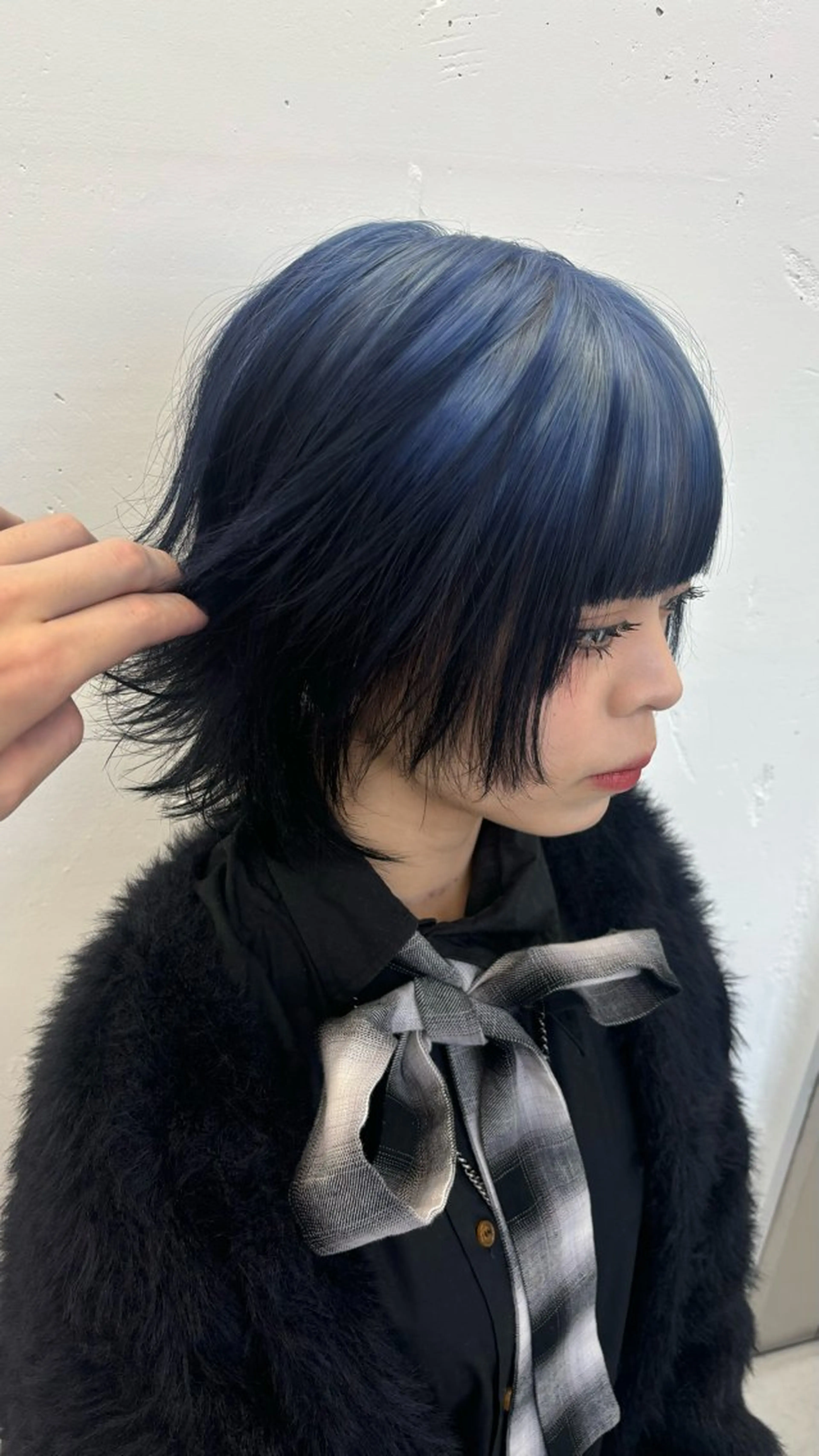 ミディアム カラー ブルーカラー カット ヘアカラー トリートメント 🐶ひかる🐶 JILLSTUDIOのヘアスタイル