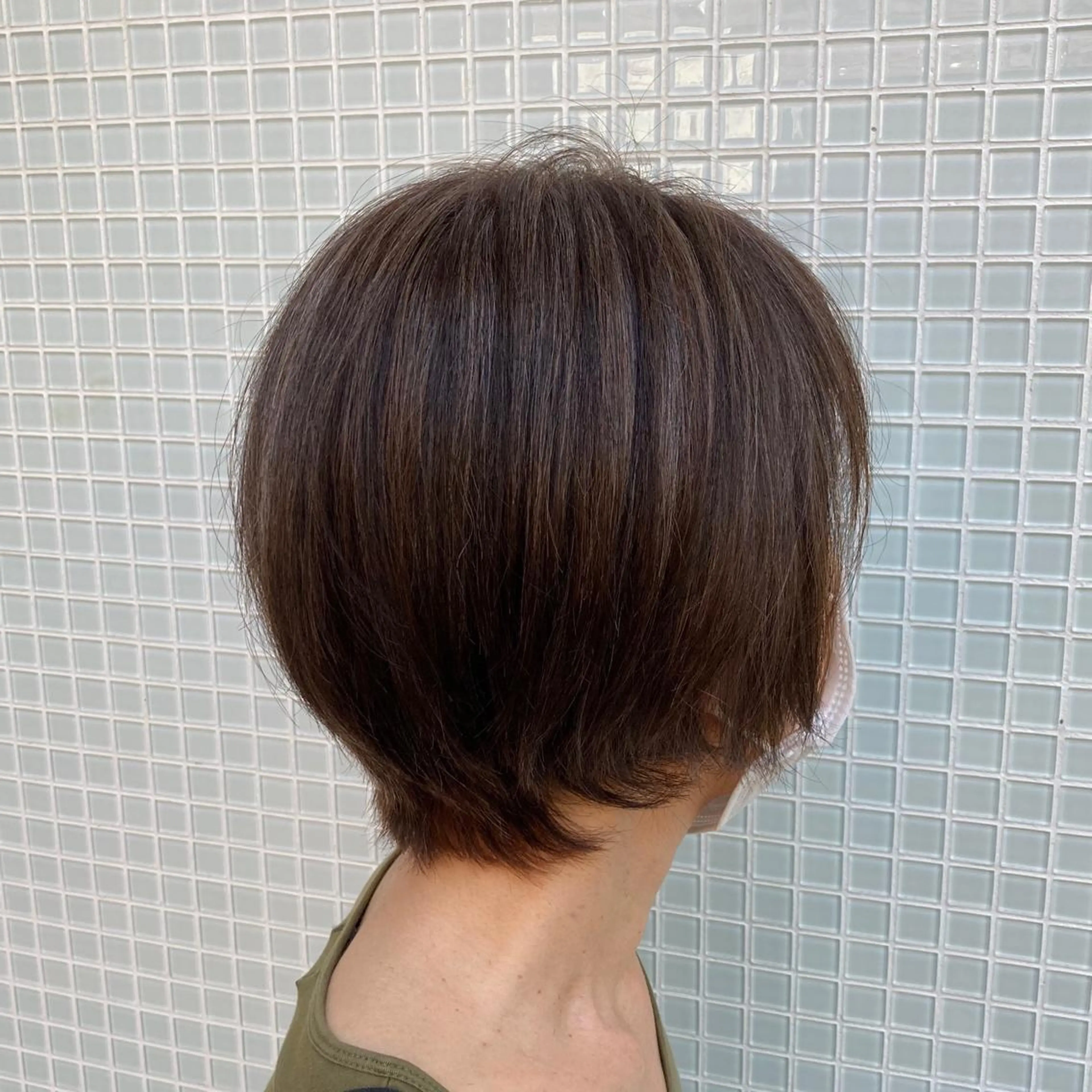 ショート 【白髪ぼかし】 愛甲竜佑のヘアスタイル