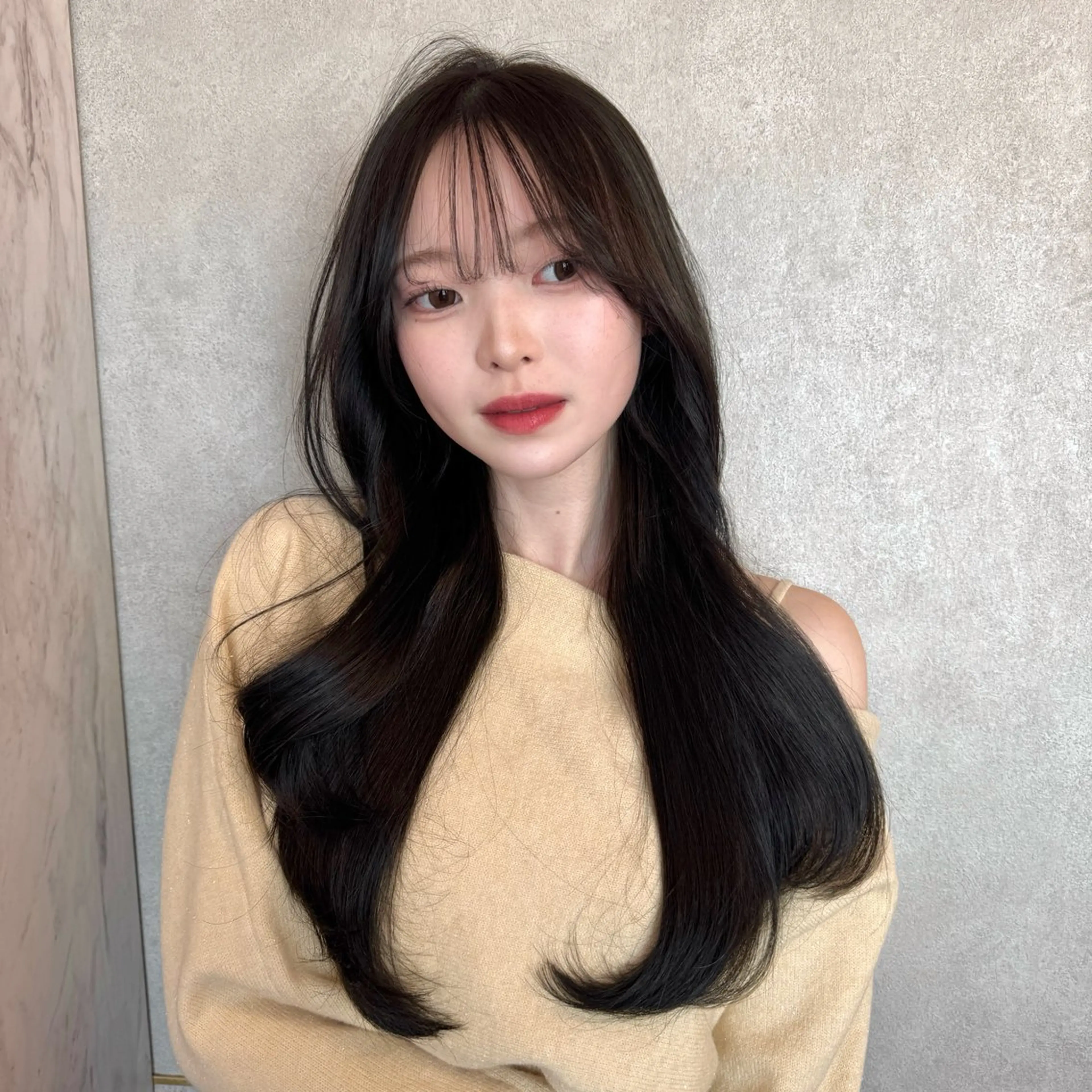 ロング 🎀しゅな/韓国 レイヤー/透明感♡のヘアスタイル