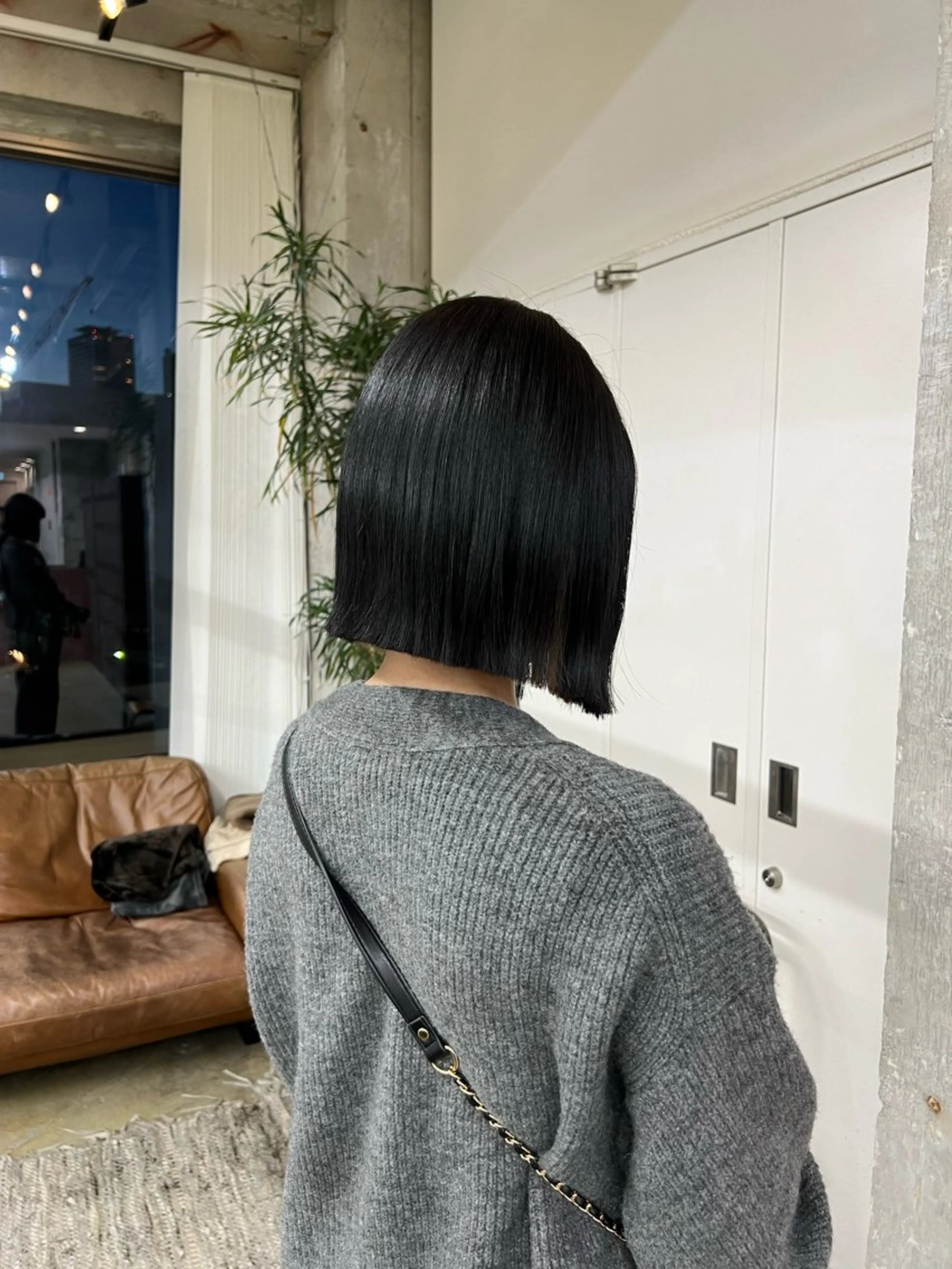 ミディアム カラー ボブ era所属・azumi/ボブ/暖 色/オリーブ/縮毛のヘアスタイル