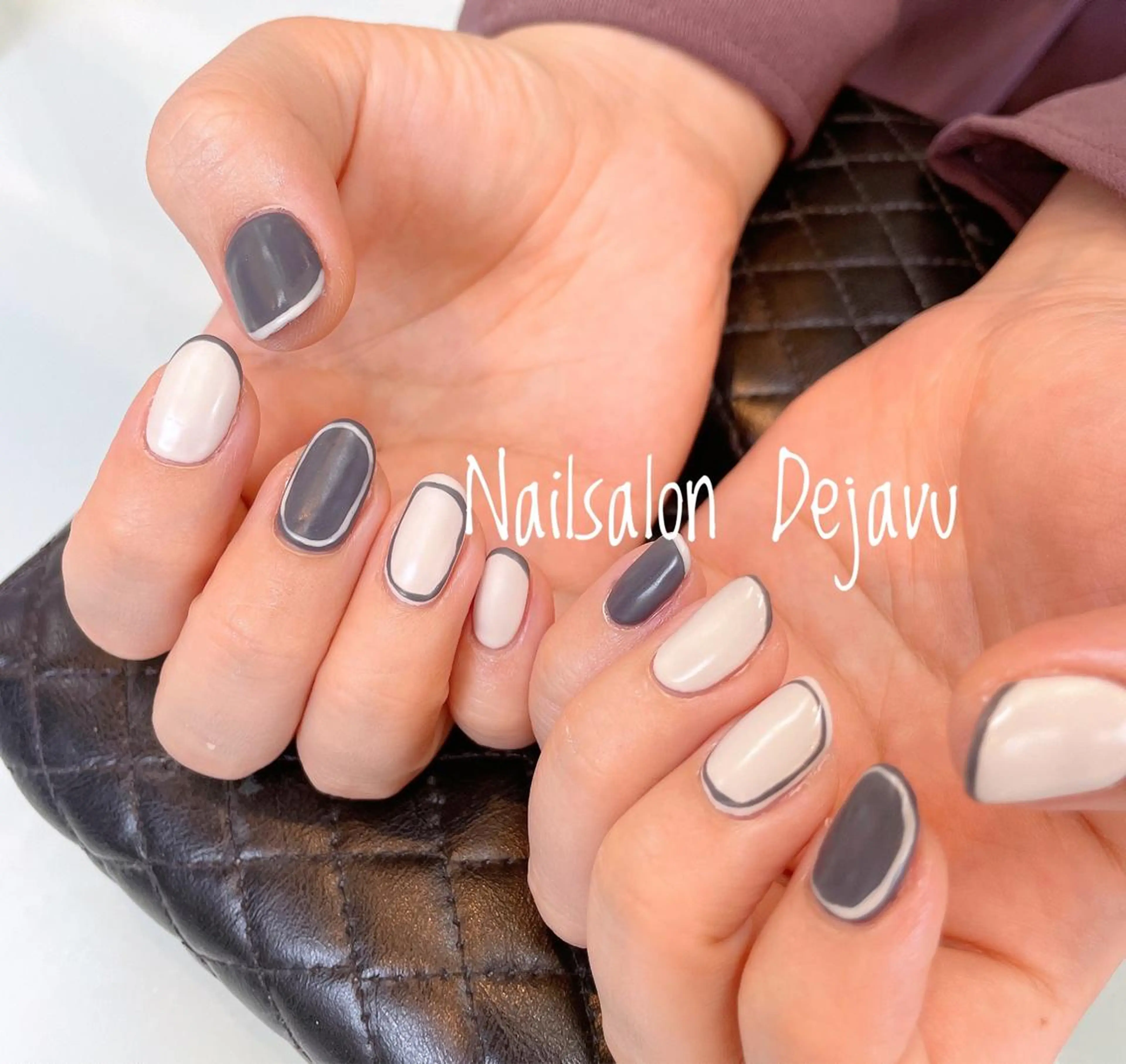 ネイル アートネイル ジェルネイル マットネイル Nailsalon Dejavuのネイルデザイン