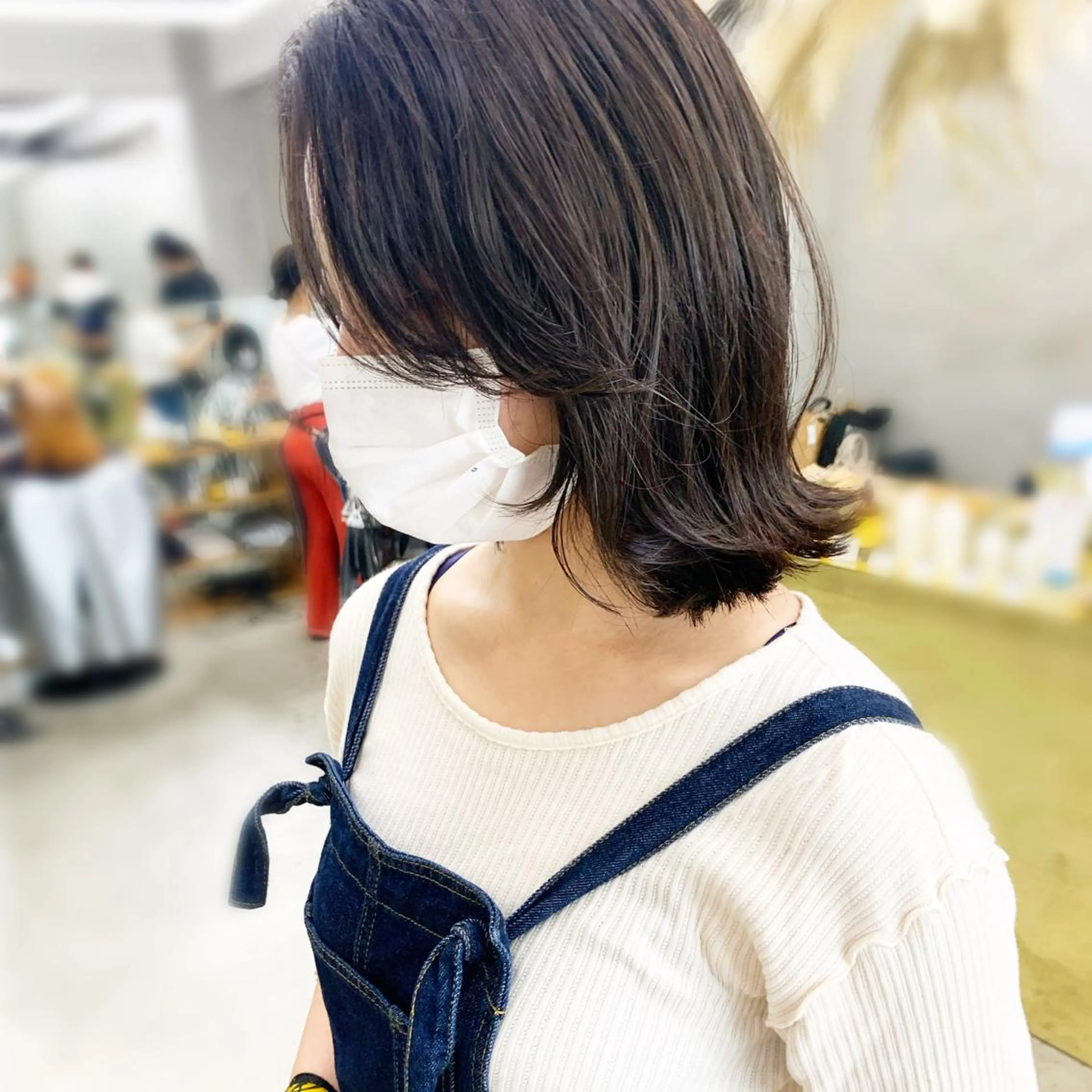 カラー ボブ ヘッドスパ (女性限定)🍋モエのヘアスタイル