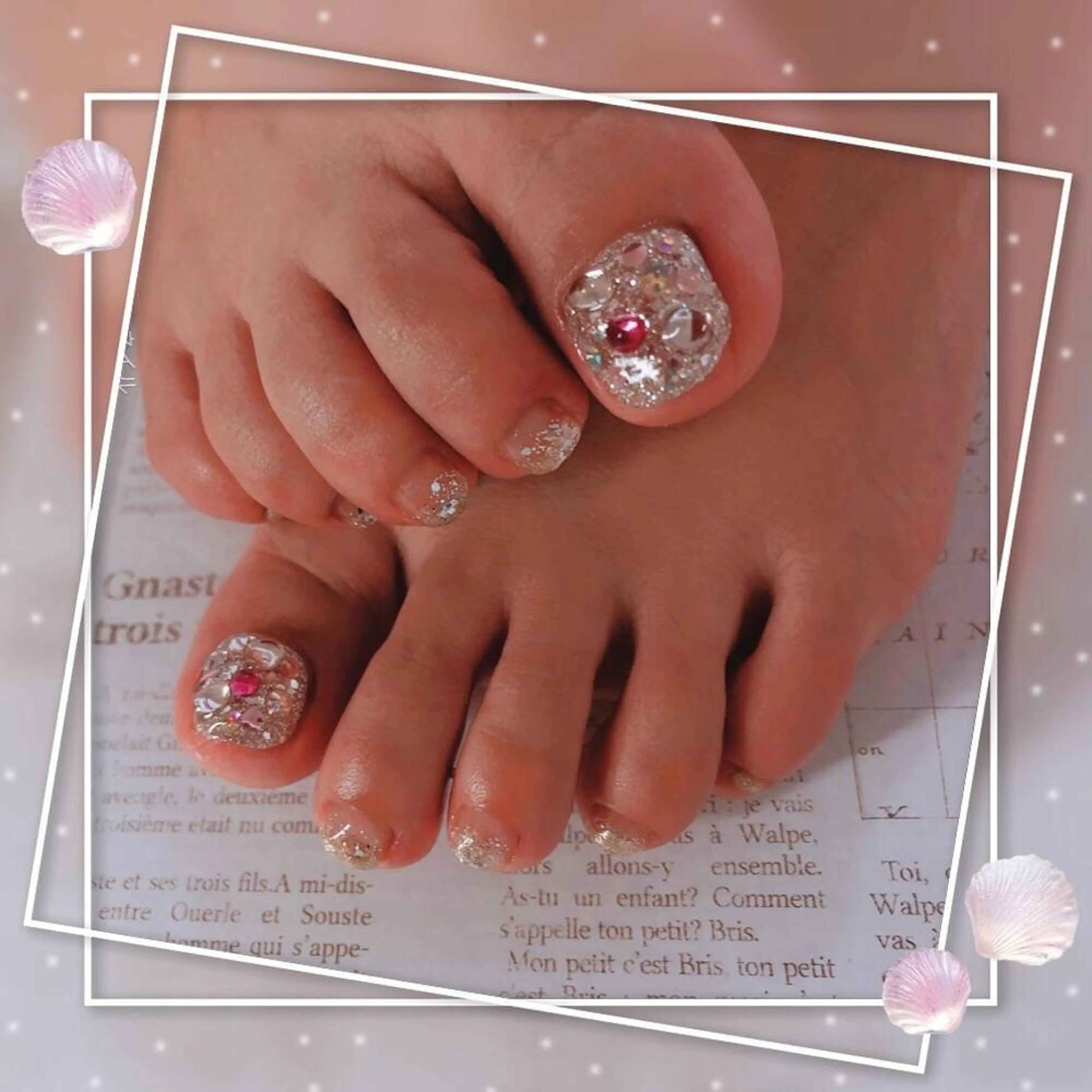 ネイル ラベンダー💖日暮里 ルル💖ネイルのネイルデザイン