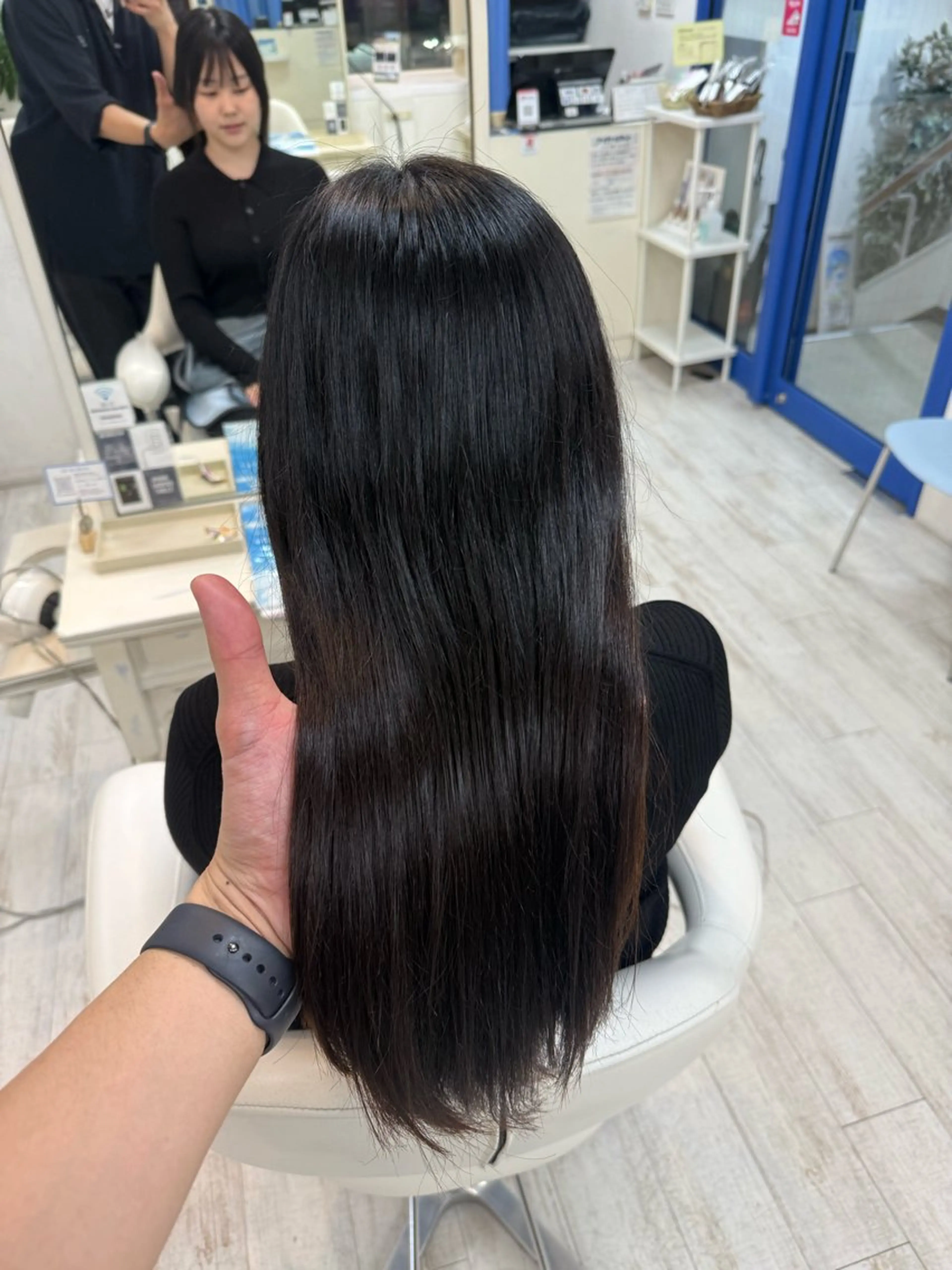 ロング 縮毛矯正 カット 縮毛矯正 トリートメント 新籾 尚哉のヘアスタイル