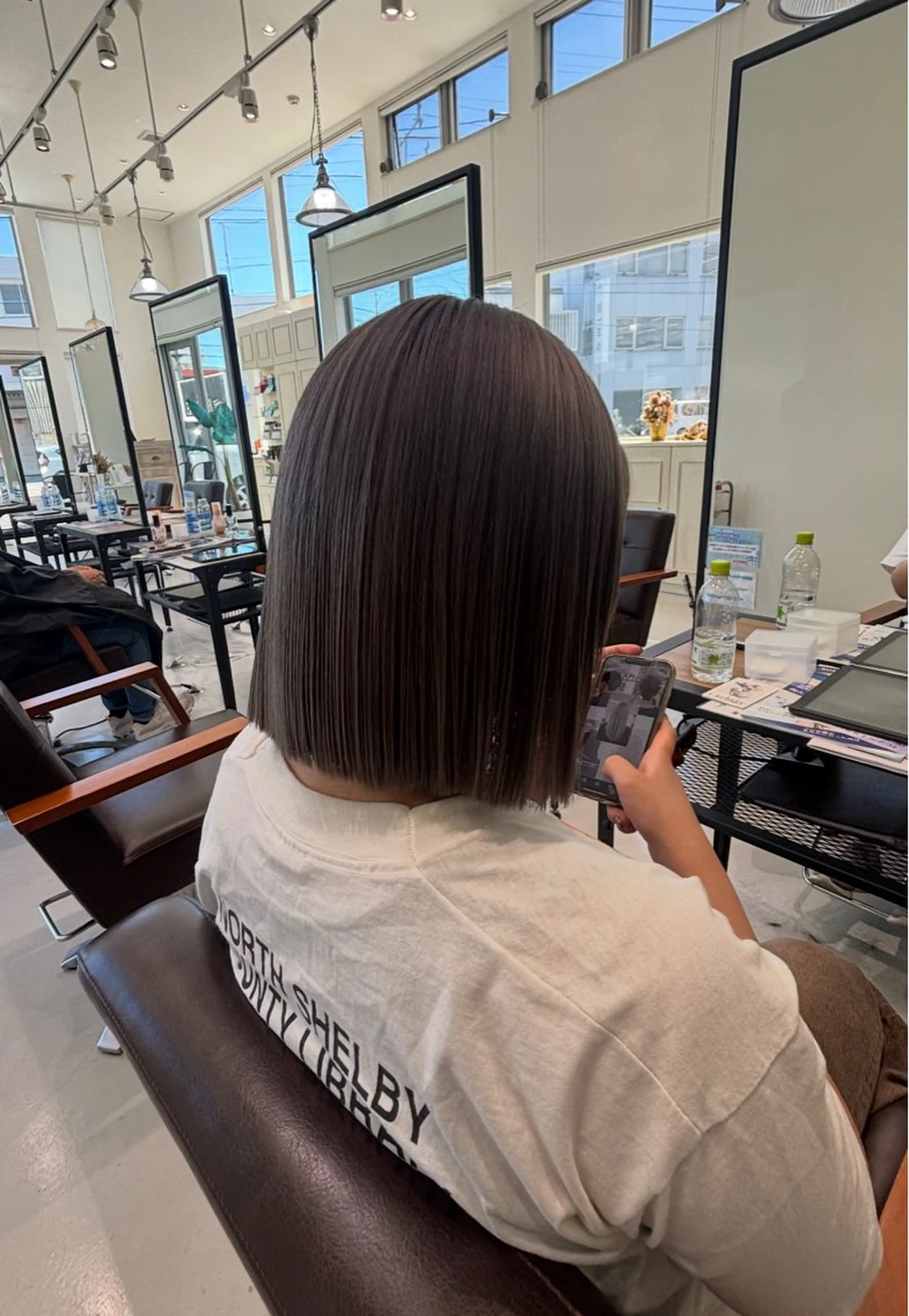 ミディアム カラー ヘアカラー はがいふみか/ モデルさん募集中のヘアスタイル